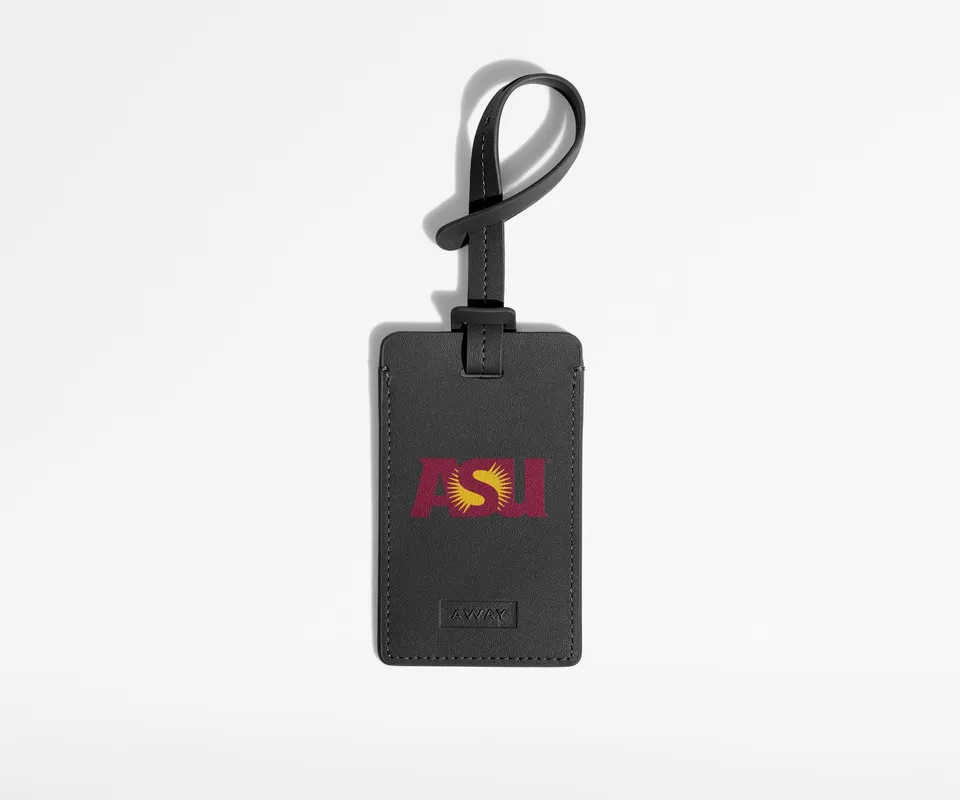 away-collegiate-tiquette-bagage-cuir-asu image 1