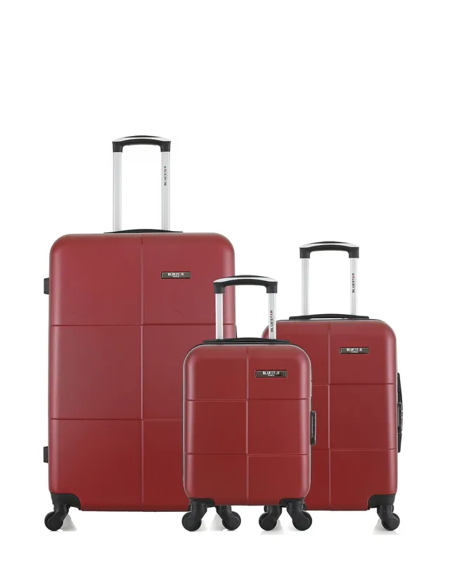bluestar-miami-lot-3-valises-rigides-rose-dor-cabine image 1
