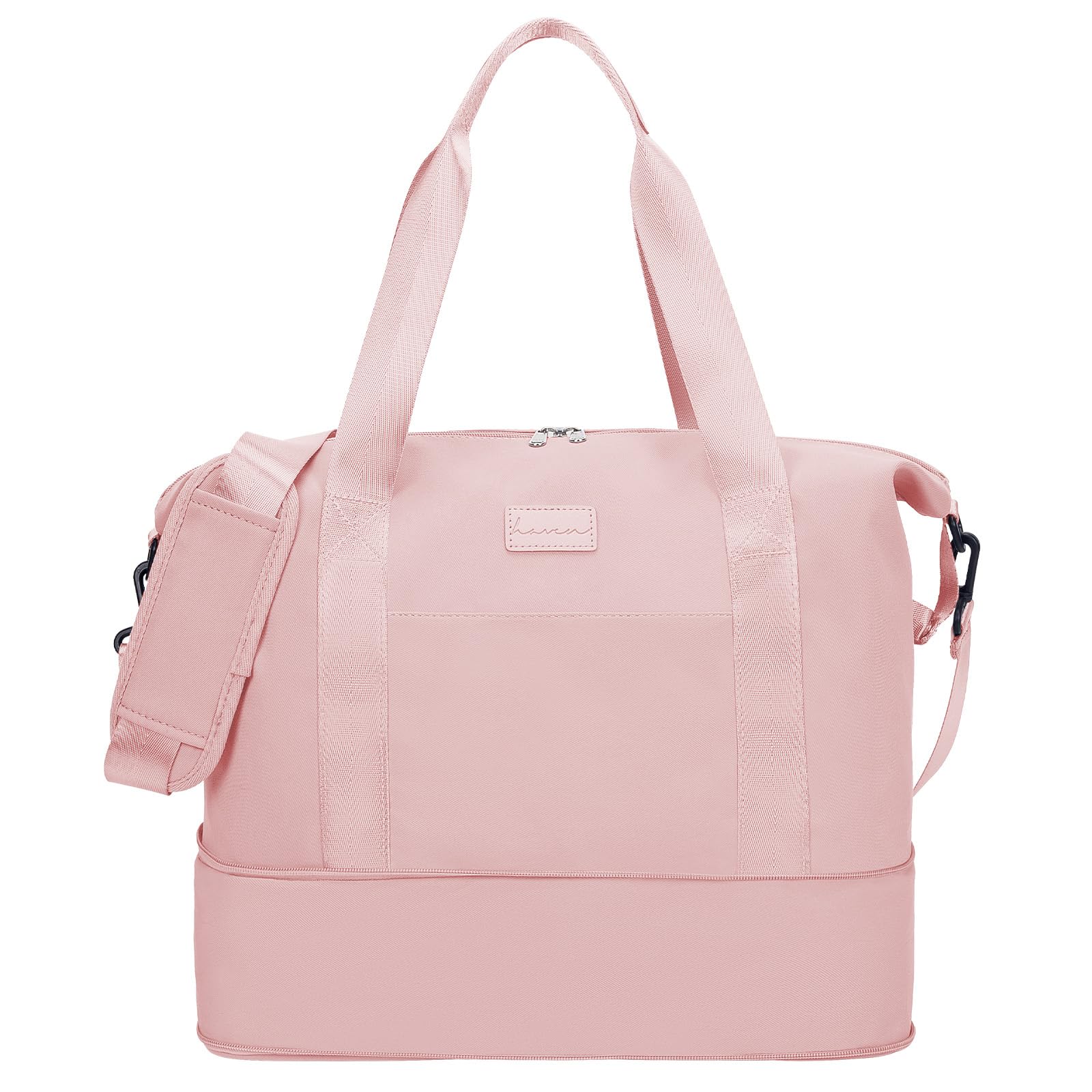 hayayu-sac-de-cabine-40x20x25-sac-voyage-rose-extensible image 1