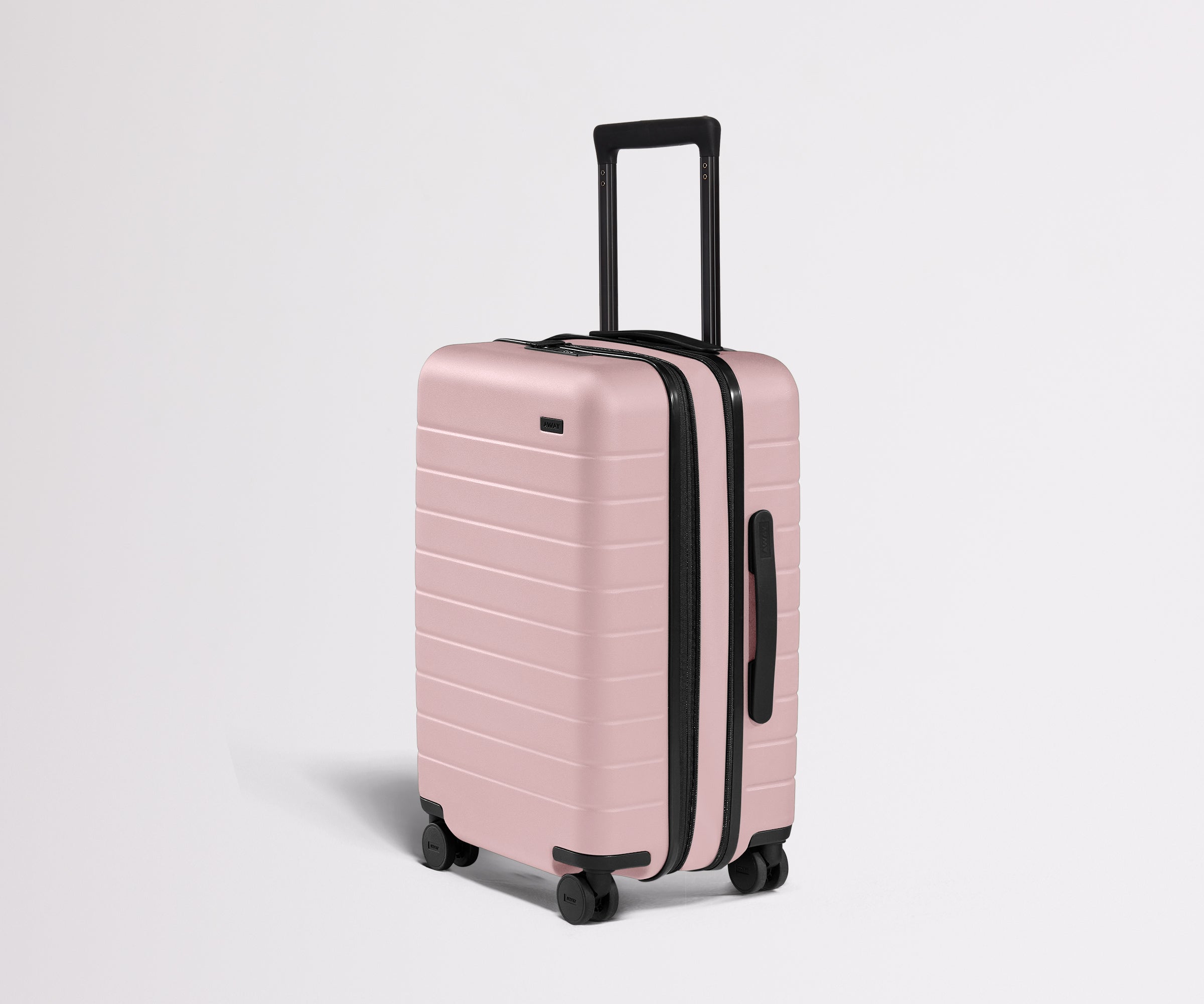 away-carry-on-flex-valise-cabine-blush-pink-extensible image 1