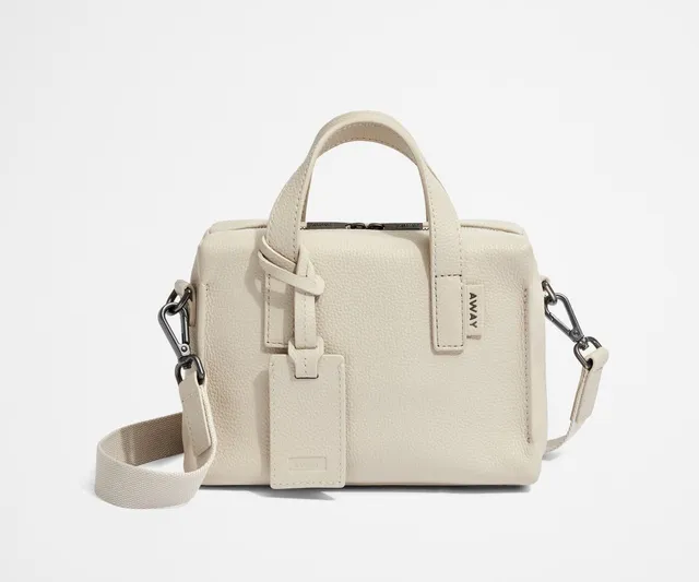 away-mini-everywhere-sac-bandouli-re-cuir-blanc-cream-white image 1