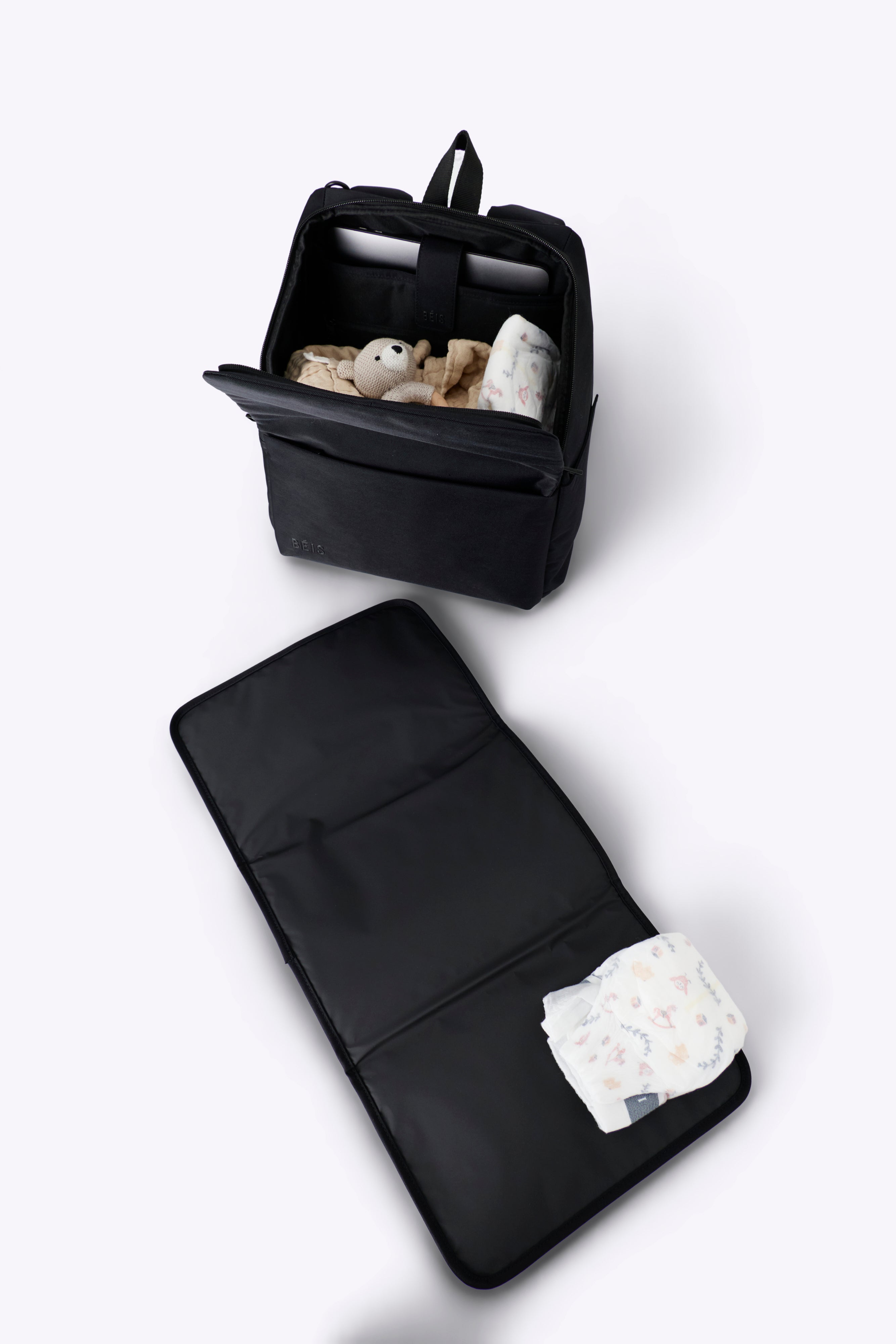 beis-everyday-diaper-backpack-sac-dos-langer-noir image 2