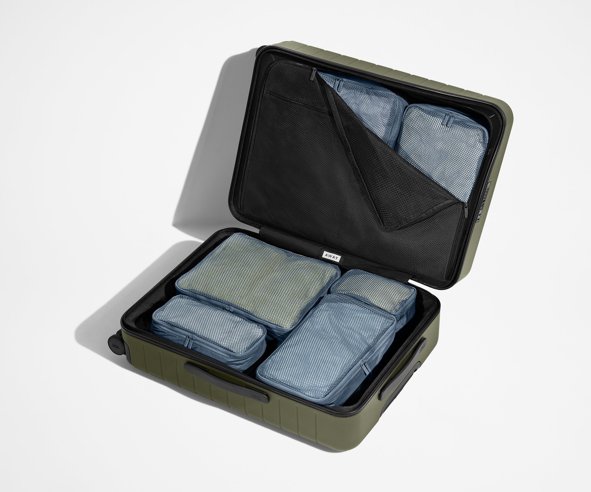 away-insider-packing-cubes-lot-6-cubes-rangement-coast-blue image 3
