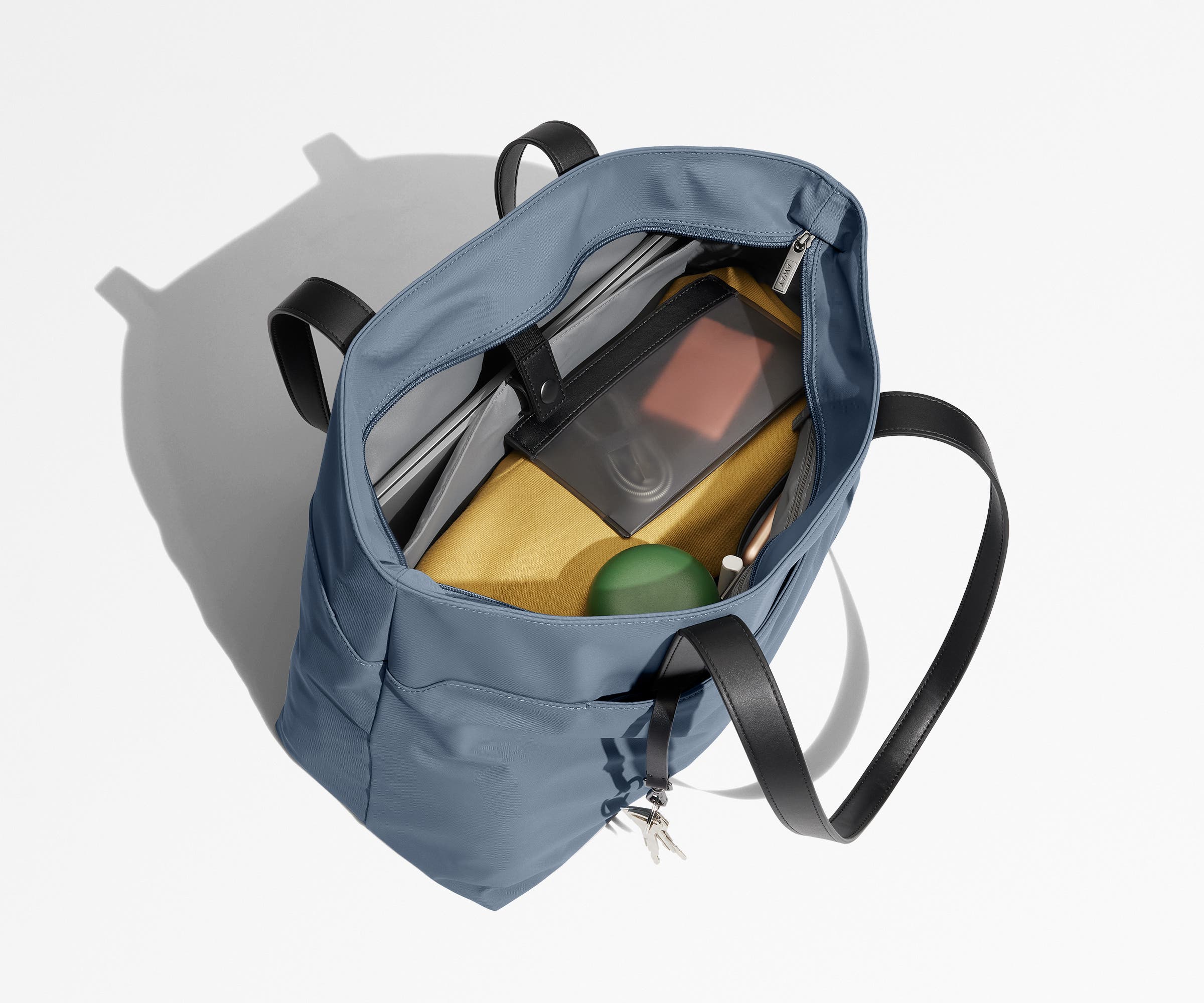 away-everywhere-tote-sac-tote-coast-blue-nylon-16-pouces image 4