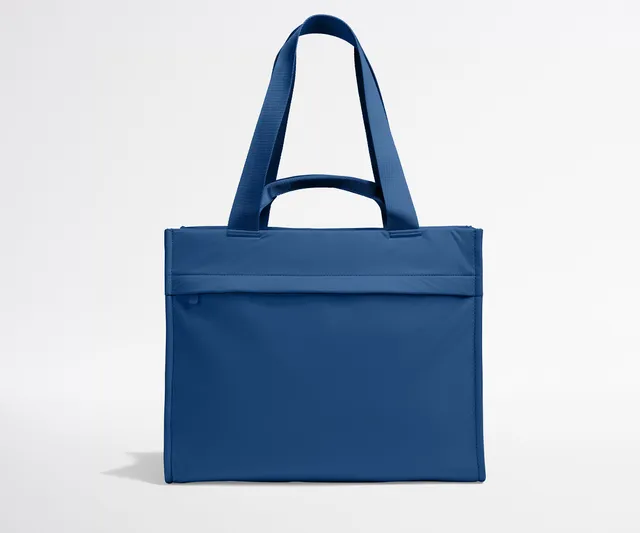 away-tote-bags-daily-tote-tidal-blue-tote-bag-ordinateur-16-pouces image 1