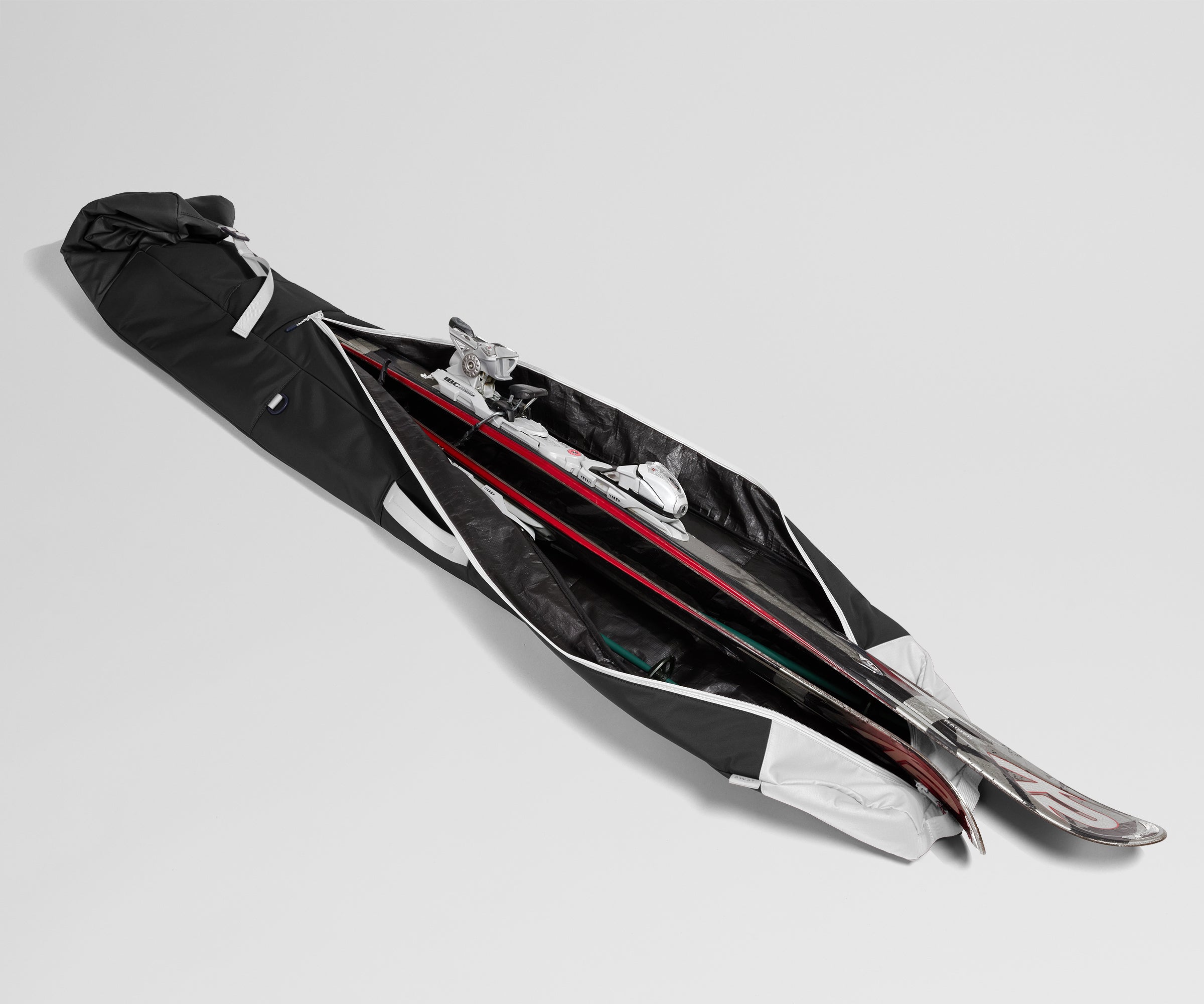 away-duffle-bags-roll-top-ski-bag-housse-ski-noir-jet-black image 4