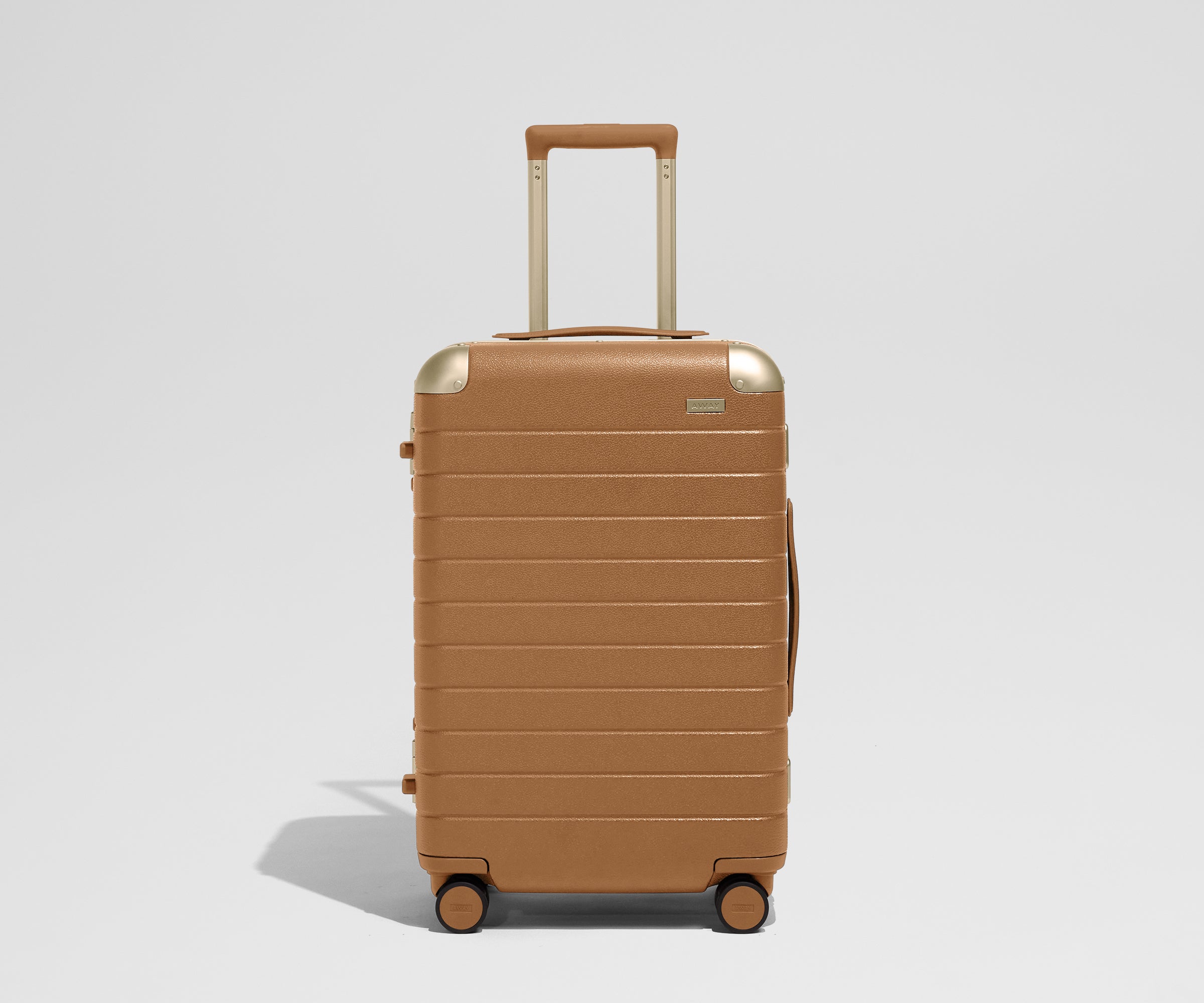 away-aluminum-edge-bigger-valise-cabine-cognac-alu image 2