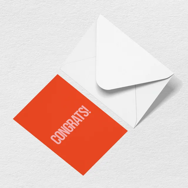 beis-gifts-cards-carte-de-v-ux-congratulations-rouge image 1