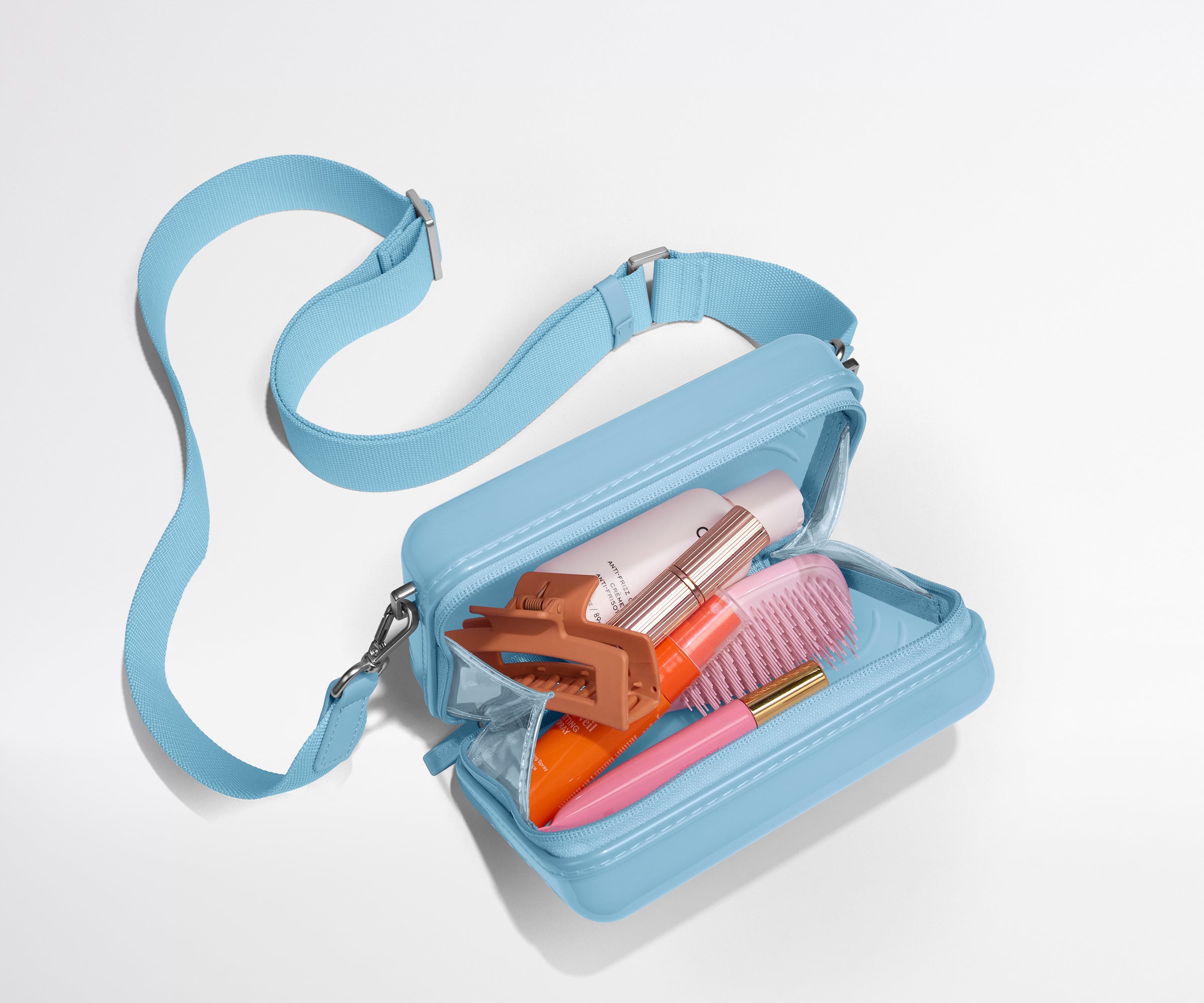 away-mini-crossbody-sac-bandouli-re-bleu-opale-rigide image 2