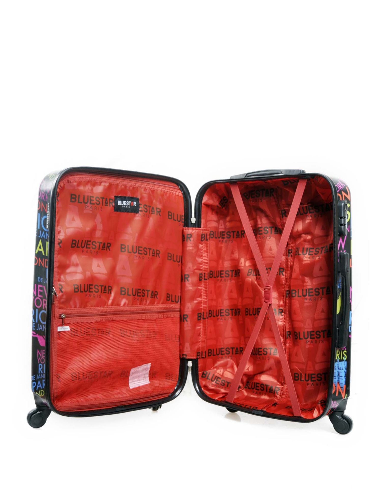bluestar-paris-melbourne-valise-moyenne-65-cm-noire-motif-capitales image 5