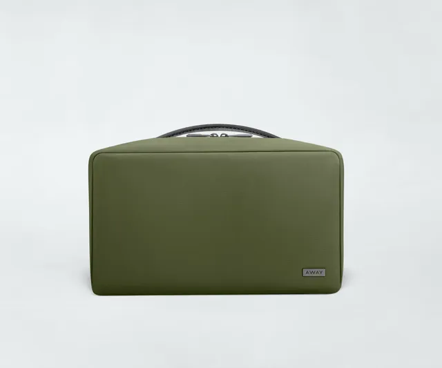 away-large-toiletry-bag-trousse-de-toilette-olive-green-grande image 1