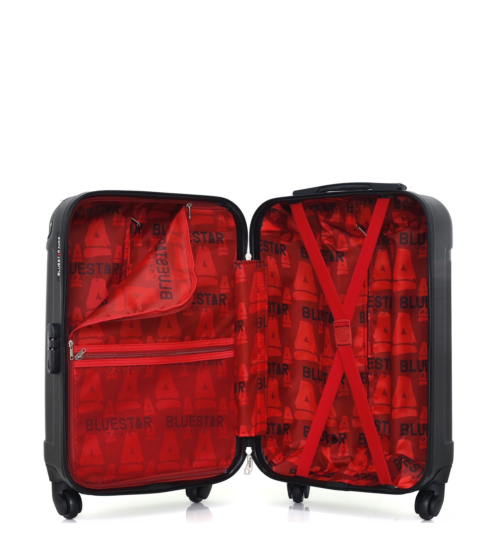 bluestar-paris-madrid-lot-2-valises-rigides-rose-dor-cabine image 6