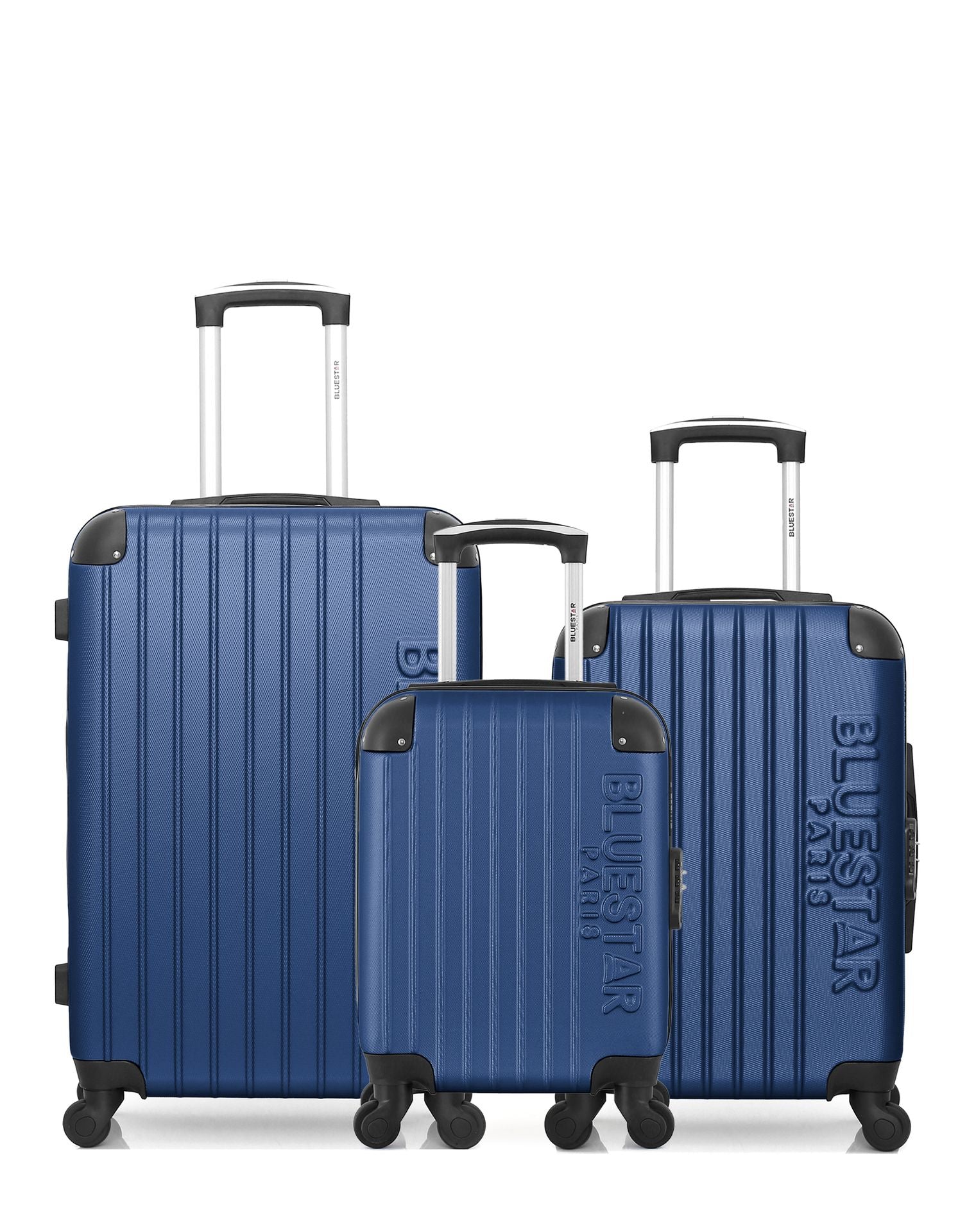 bluestar-bucarest-lot-3-valises-rigides-vert-fonc-64-l image 1