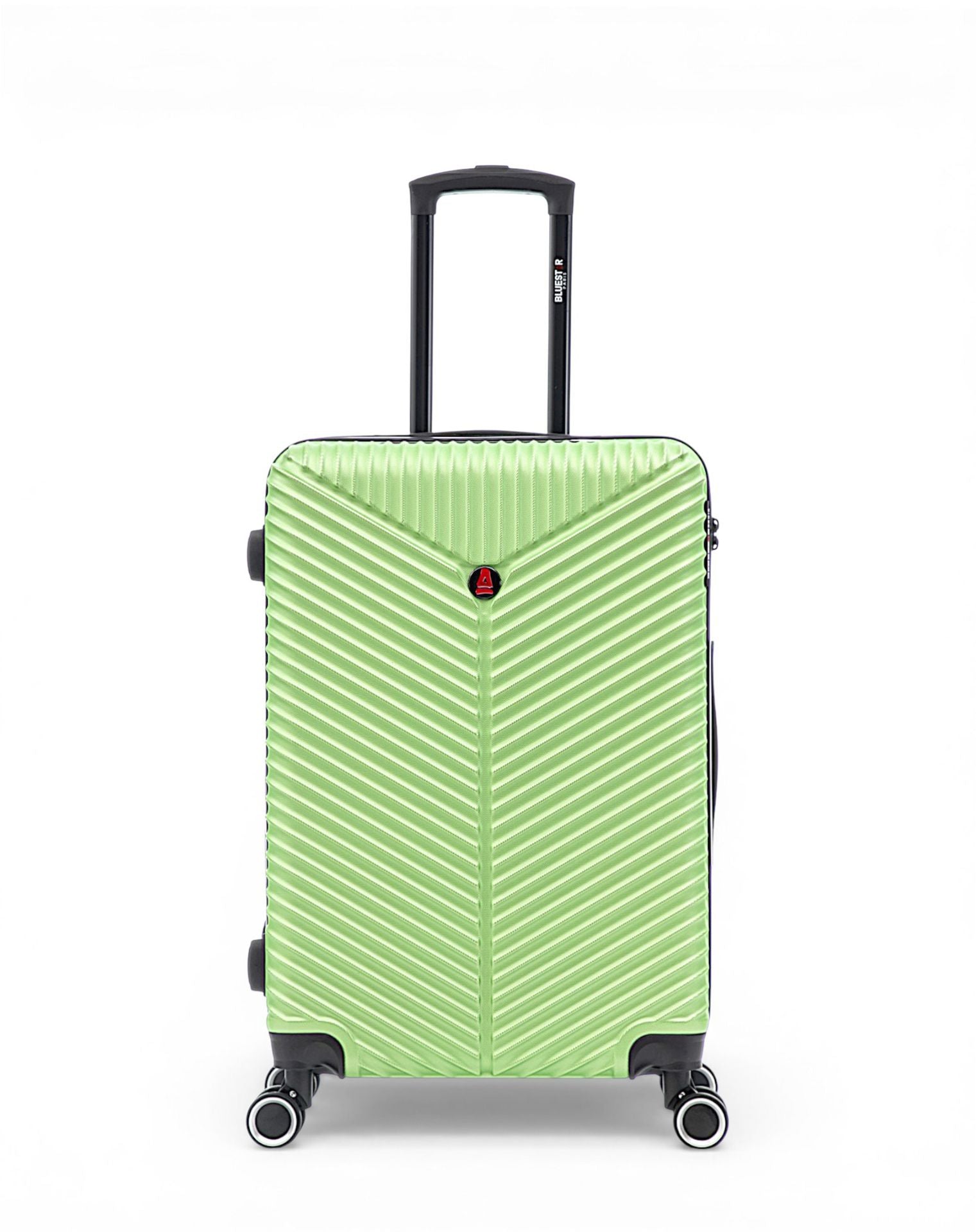 bluestar-paris-gaite-valise-moyenne-rigide-orange-chevrons image 1