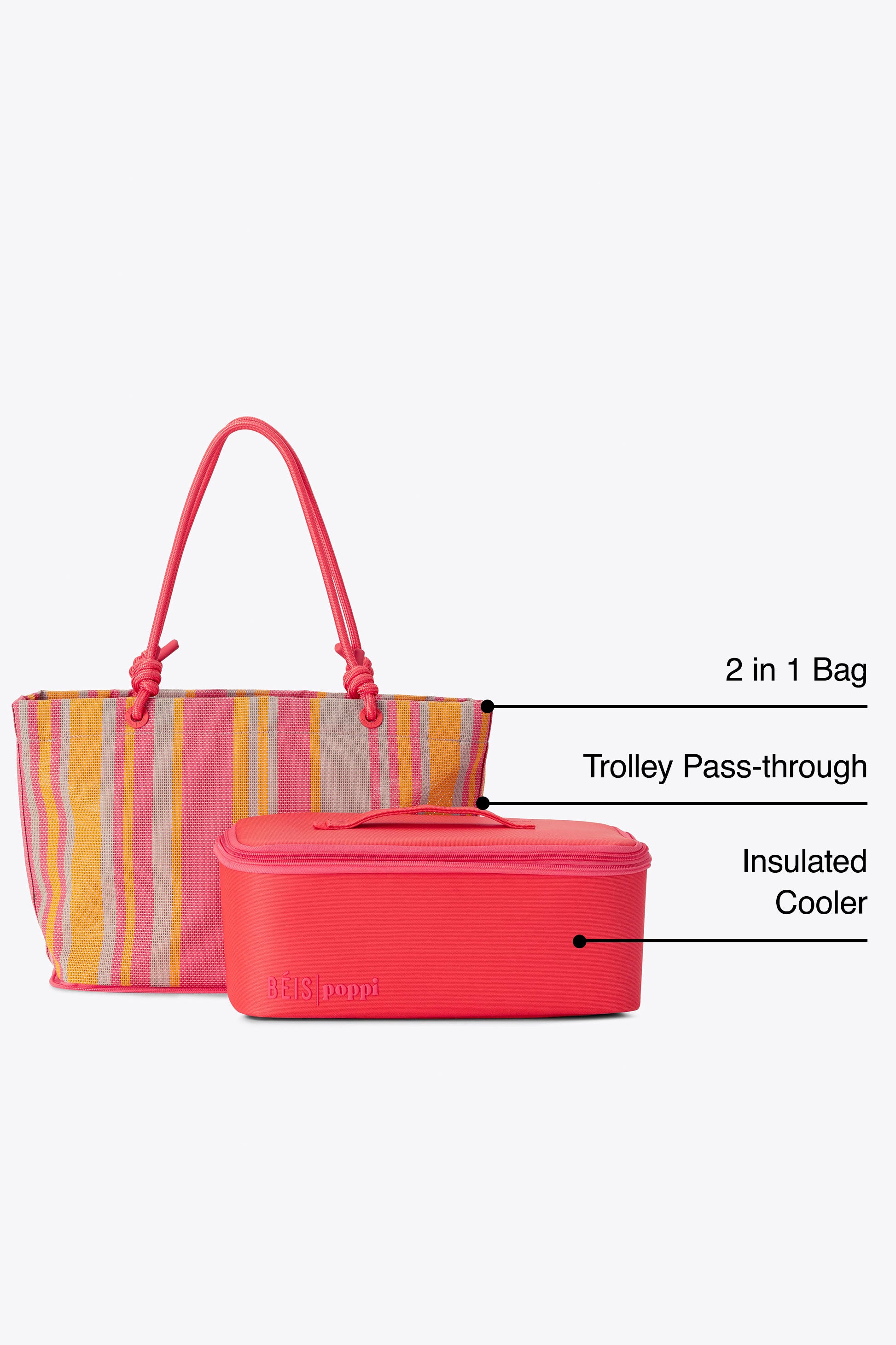 beis-the-cooler-tote-sac-tote-juicy-stripe-isotherme image 2