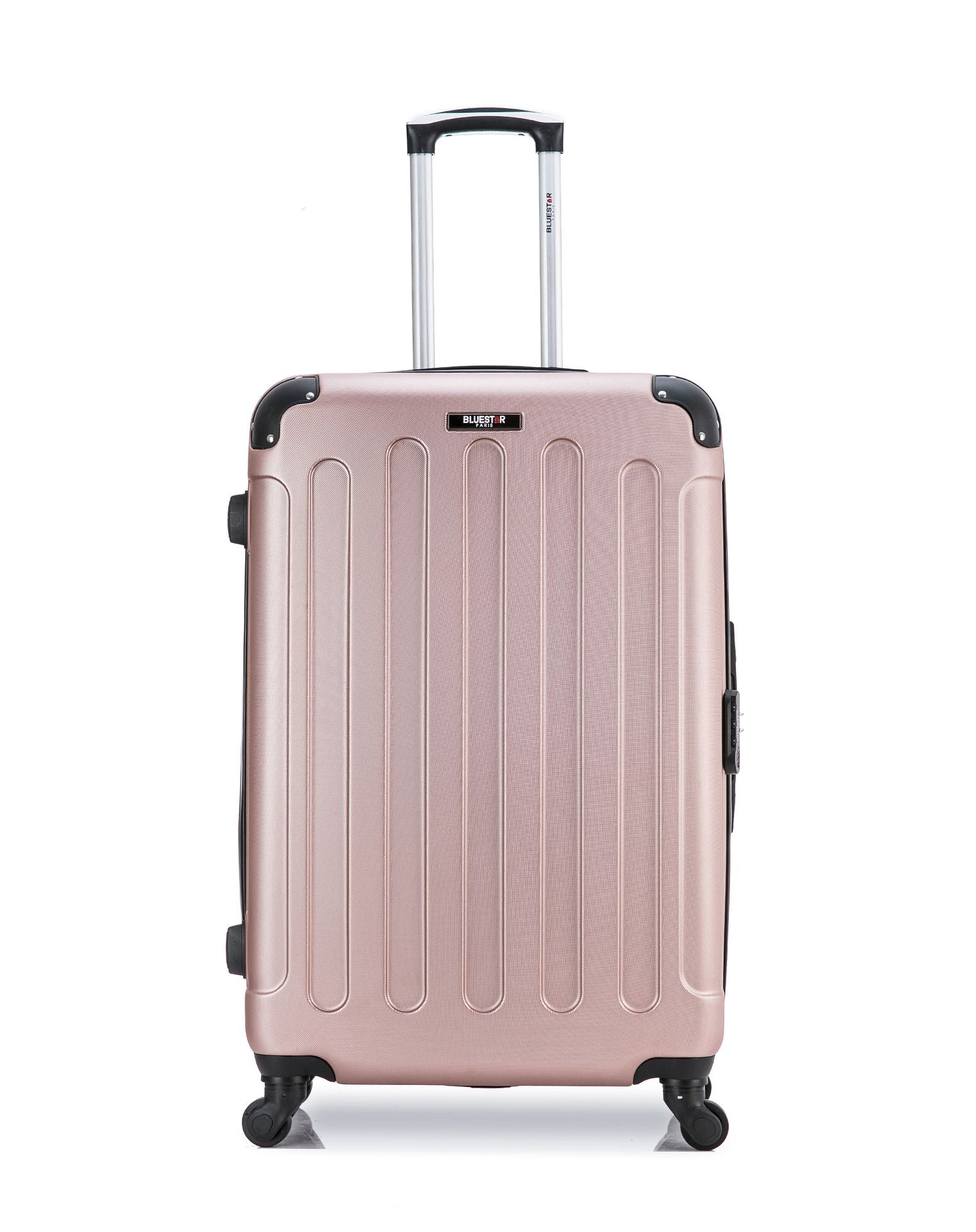 bluestar-madrid-lot-3-valises-rigides-rose-dor-cabine image 2