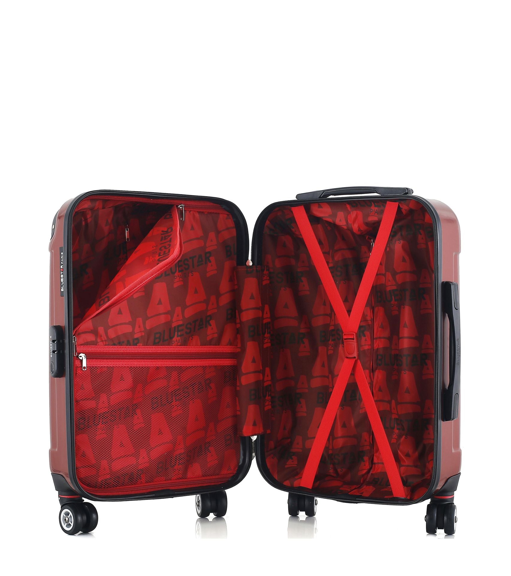 bluestar-tunis-valise-cabine-55cm-rigide-noire-4-roues image 5