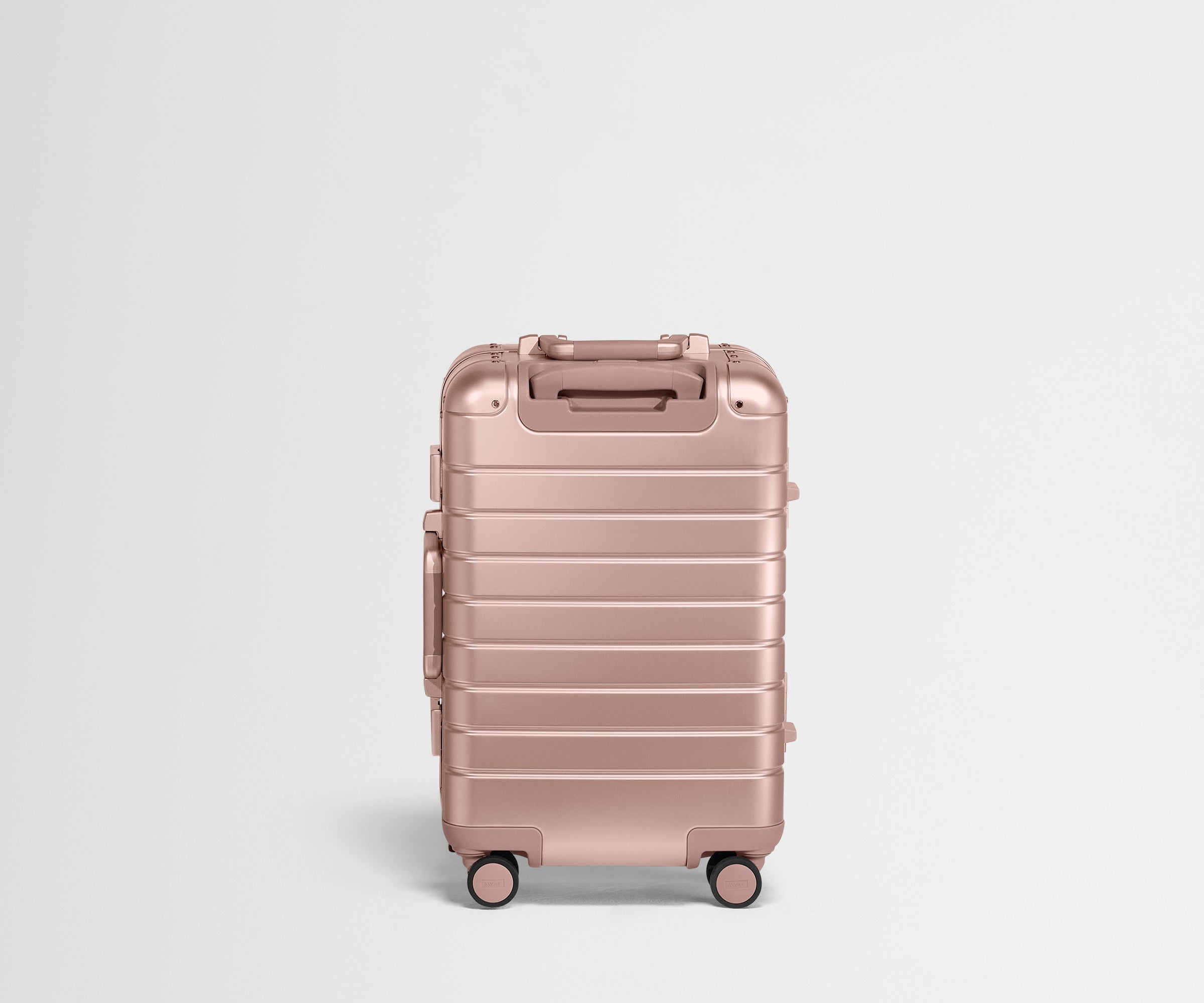 away-carry-on-aluminum-valise-cabine-rose-gold-rigide image 6