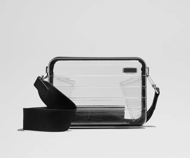 away-stadium-bag-sac-transparent-clear-jet-black-bandouli-re image 1