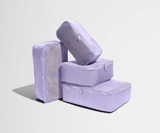 away-packing-cubes-organiseur-valise-lavender-haze-x4 image 1