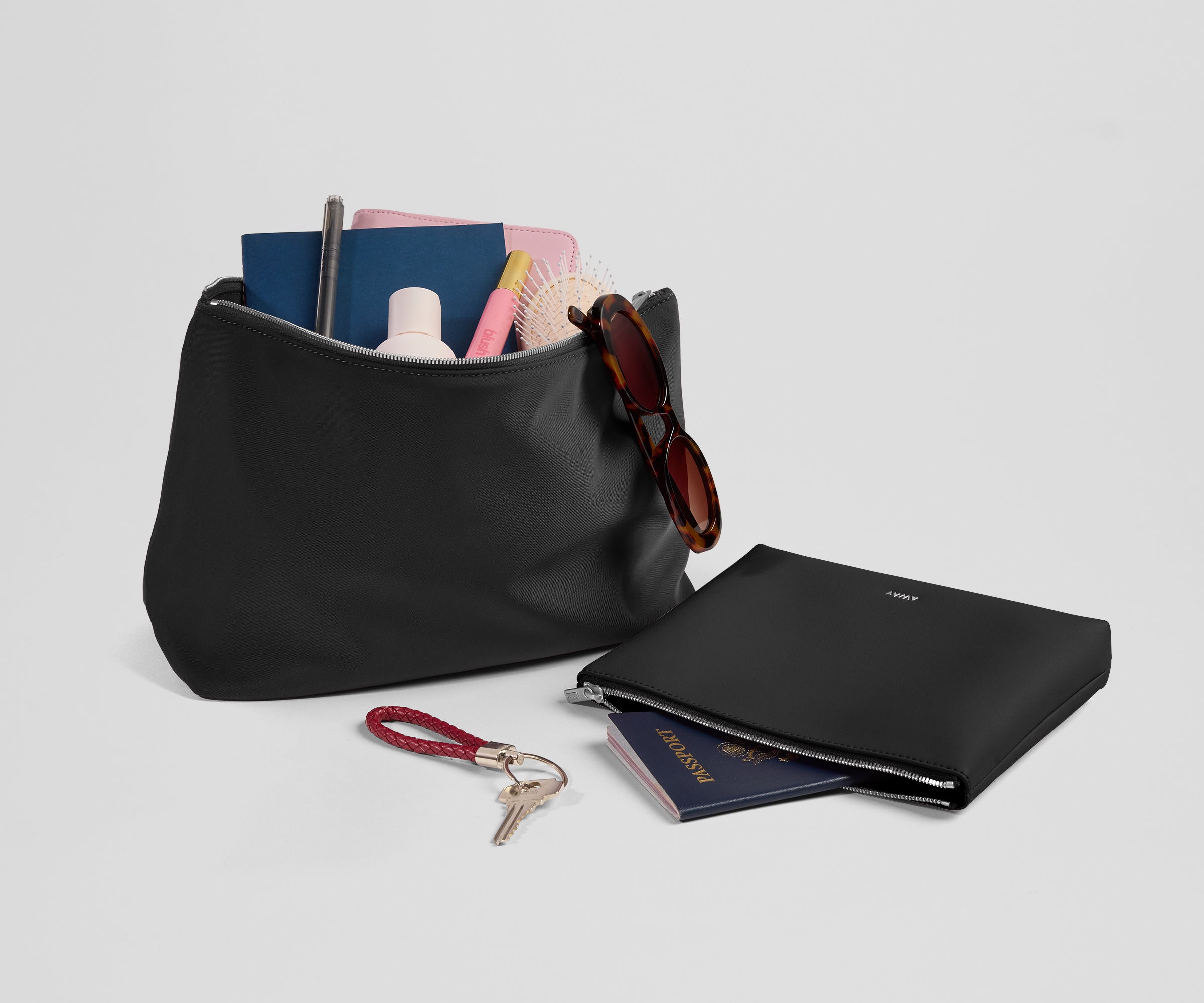 away-pouch-duo-pochettes-voyage-jet-black-lot-2 image 2