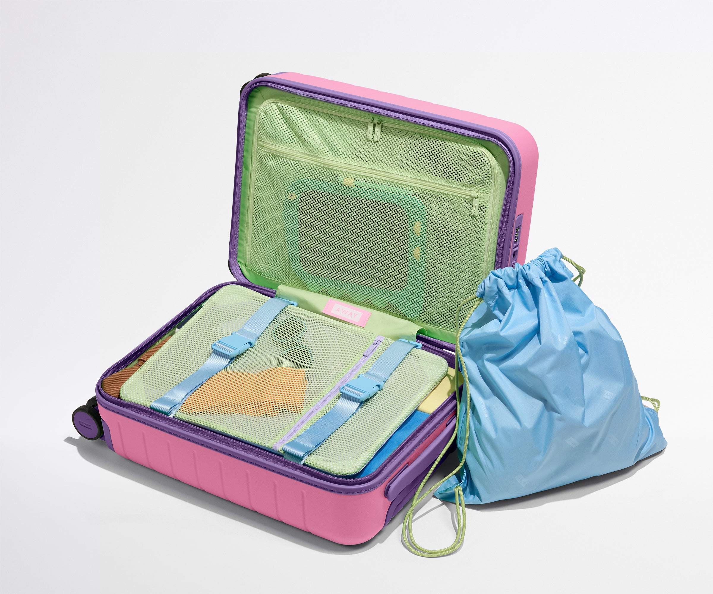away-kids-carry-on-valise-enfant-rigide-rose-berry-pink image 5