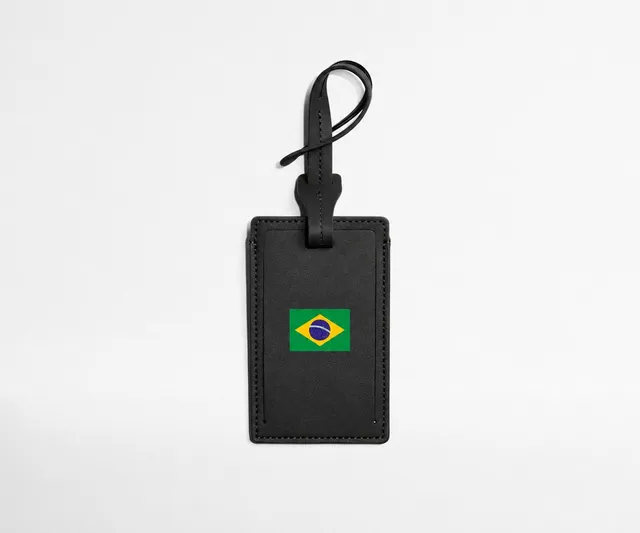 away-match-day-tiquette-bagage-br-sil-drapeau-cuir image 1