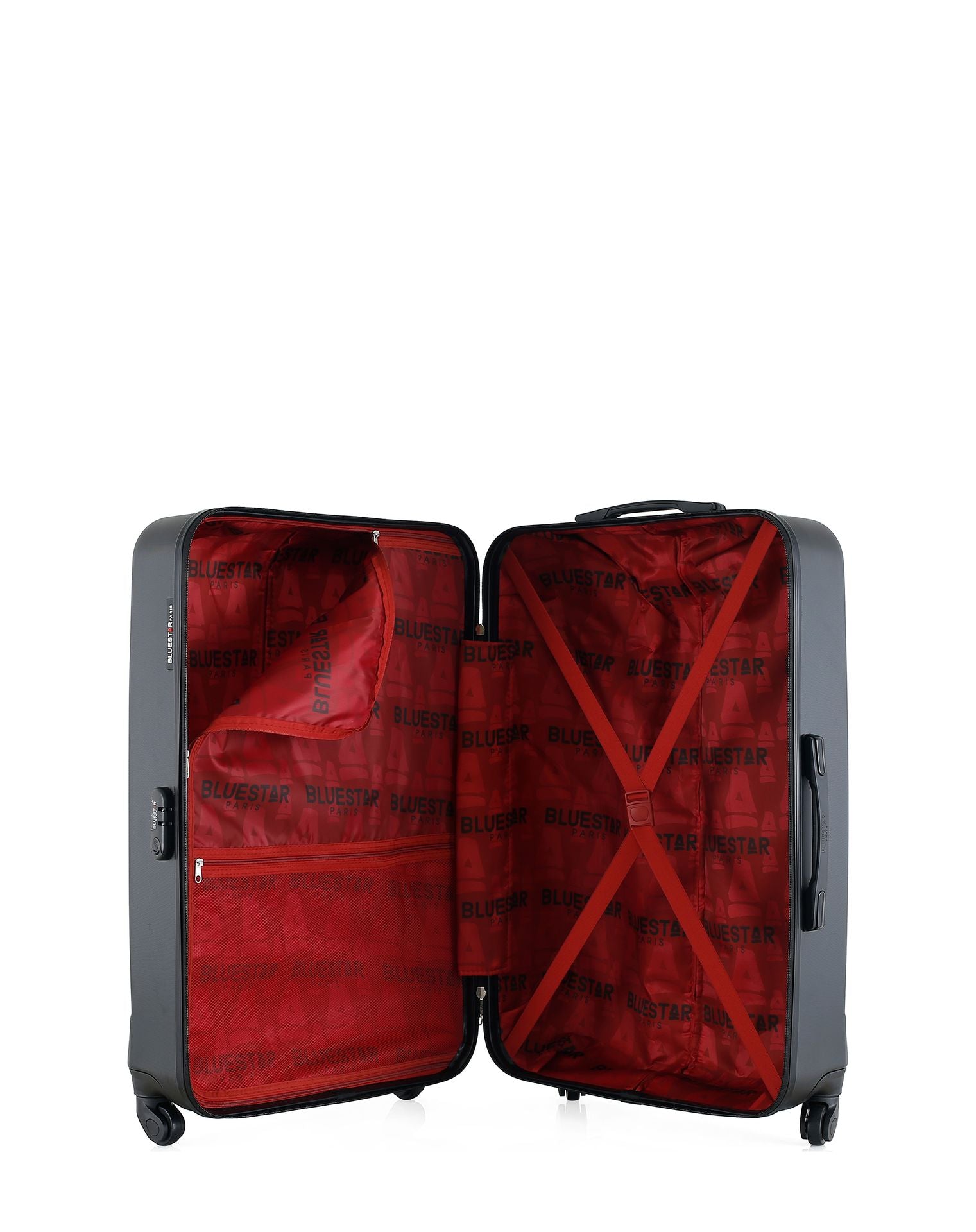 bluestar-hagen-set-3-valises-rigides-noires-cabine-37l image 8