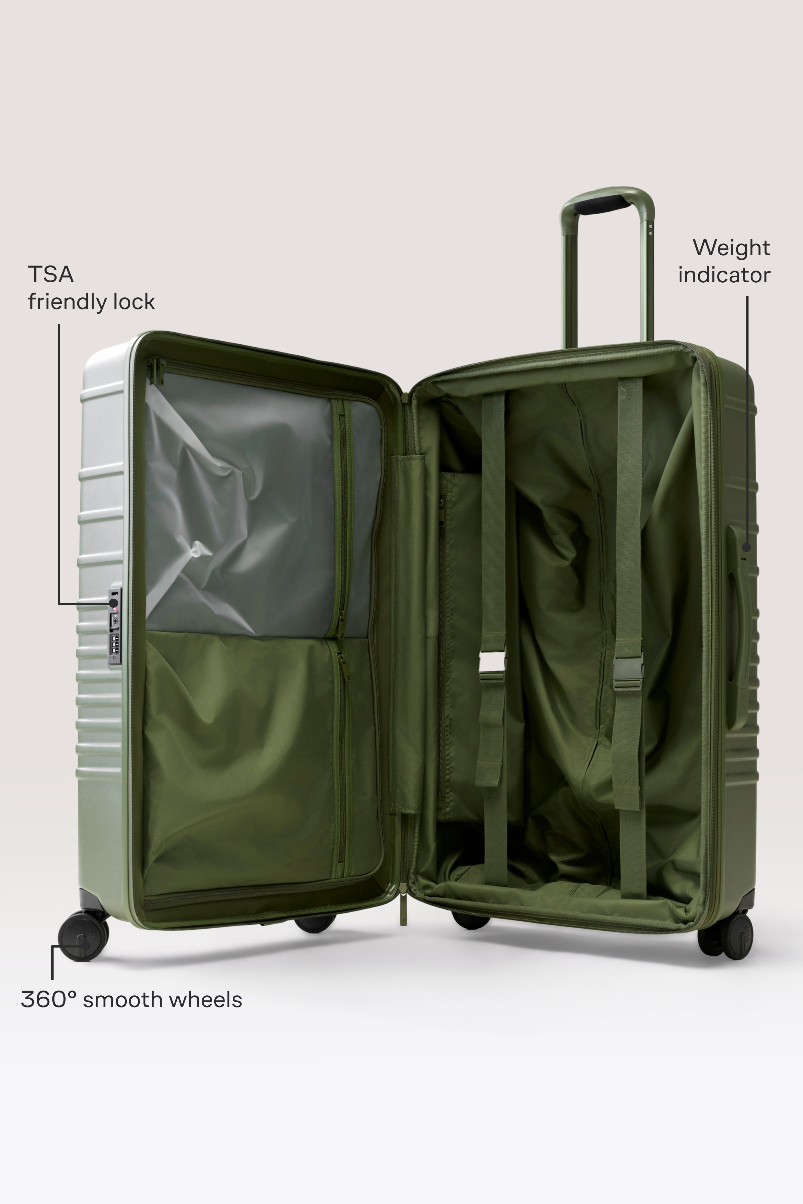 beis-travel-set-3-piece-luggage-set-3-valises-olive image 3