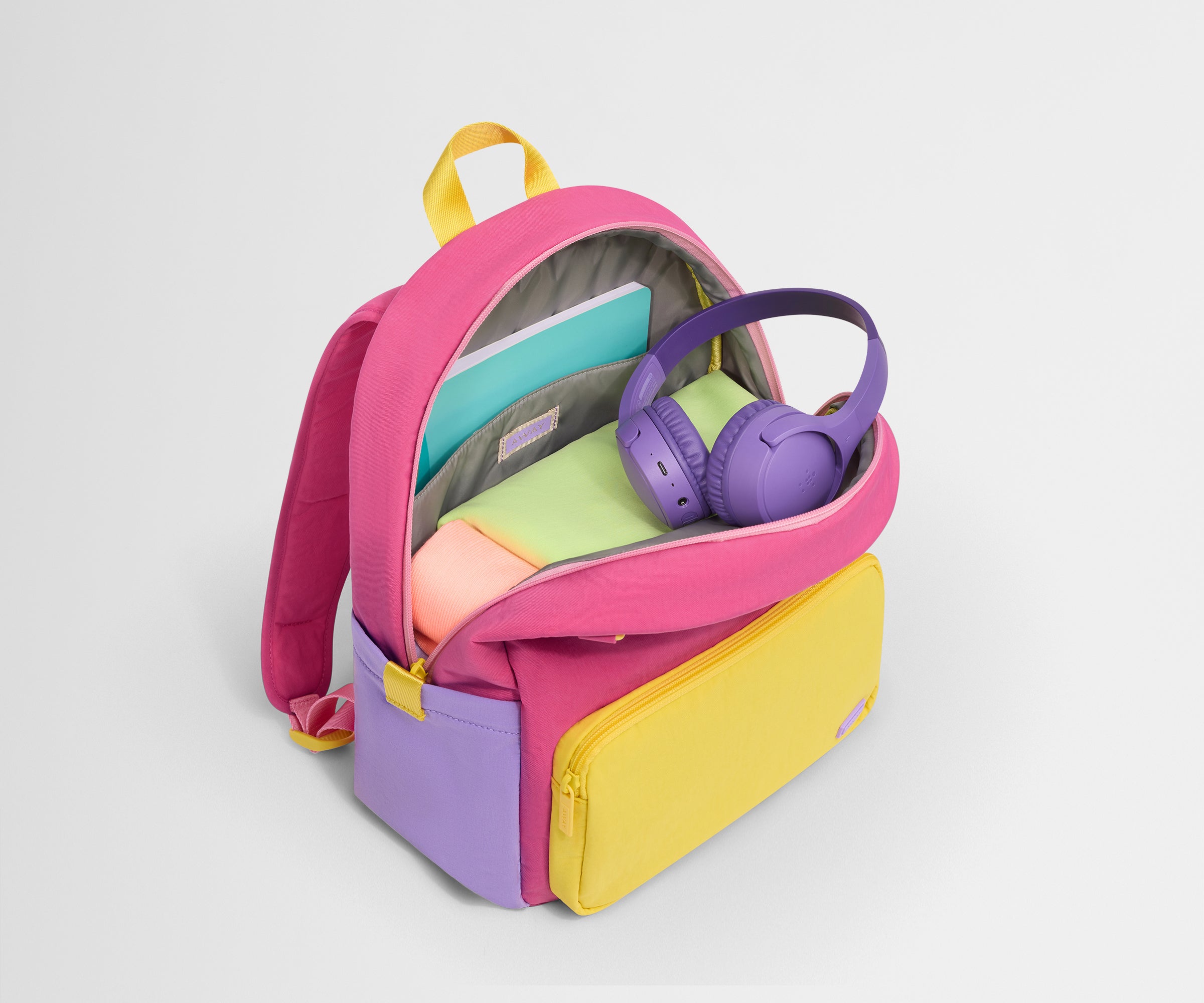 away-kids-backpack-sac-dos-enfant-cotton-candy-pink-nylon image 2