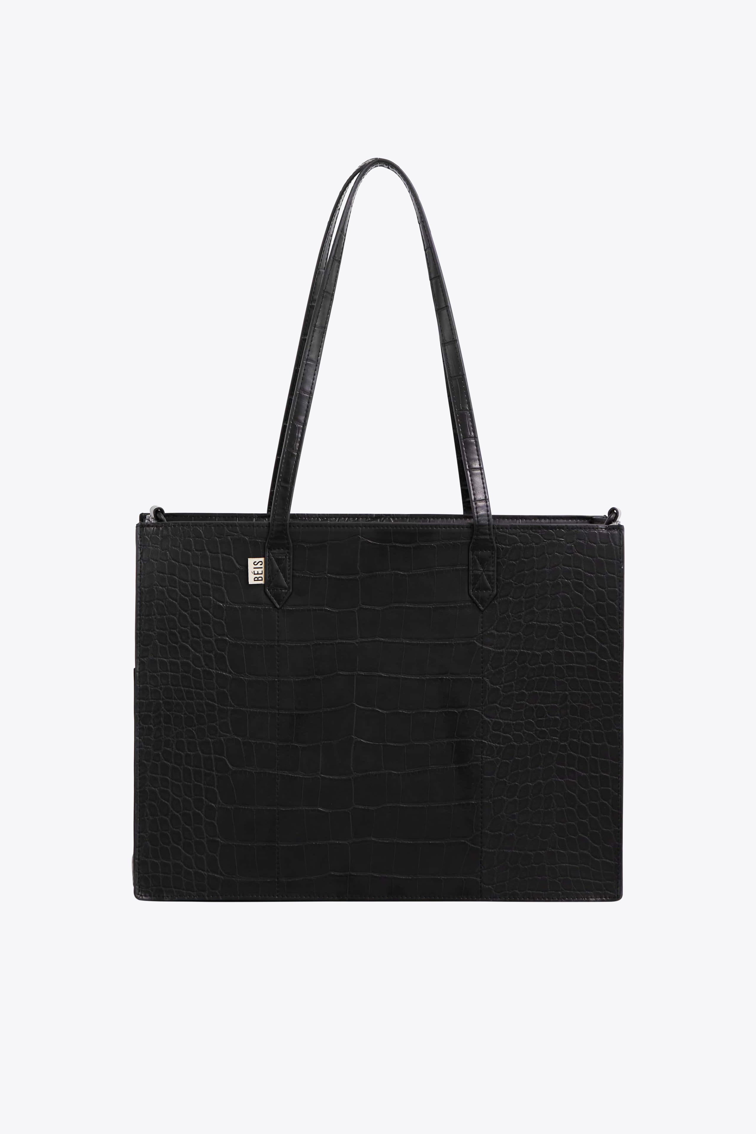 beis-work-tote-tote-bag-travail-noir-personnalisable image 3