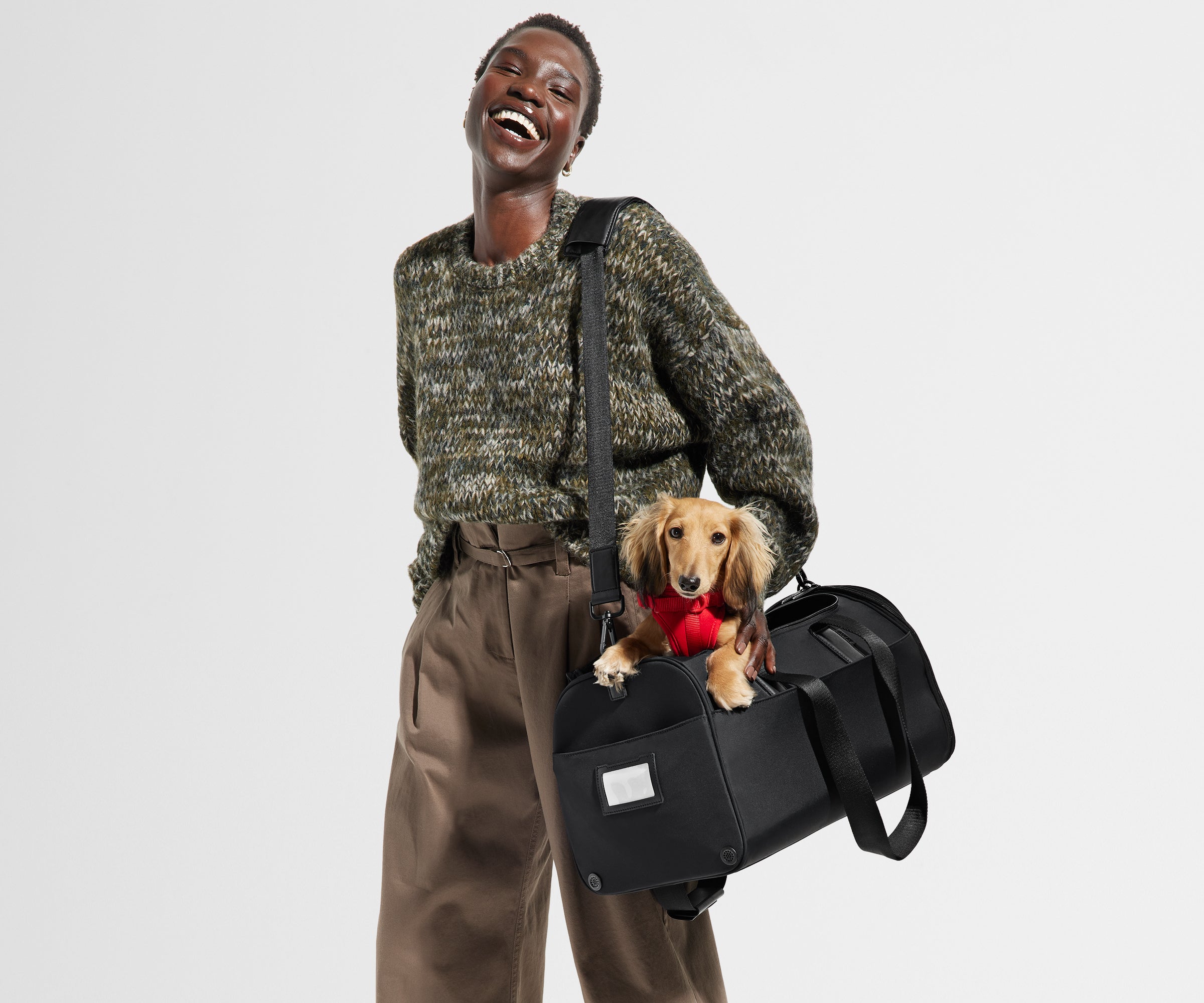 away-pet-carrier-sac-transport-animal-noir-cabine image 3