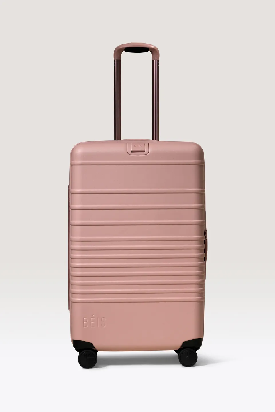 beis-the-medium-check-in-roller-valise-atlas-pink-rigide image 1
