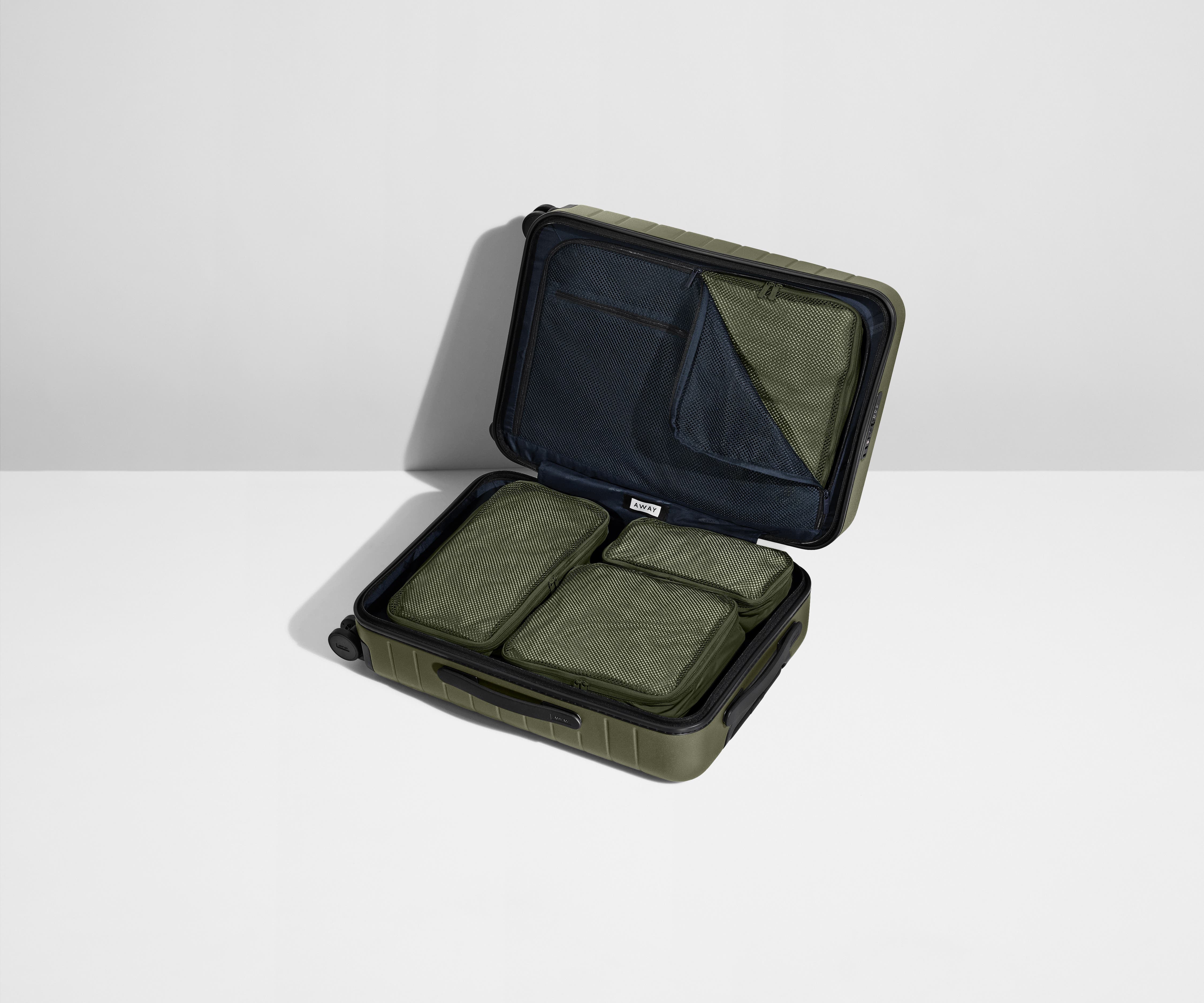 away-insider-cubes-rangement-vert-olive-lot-4-nylon image 3
