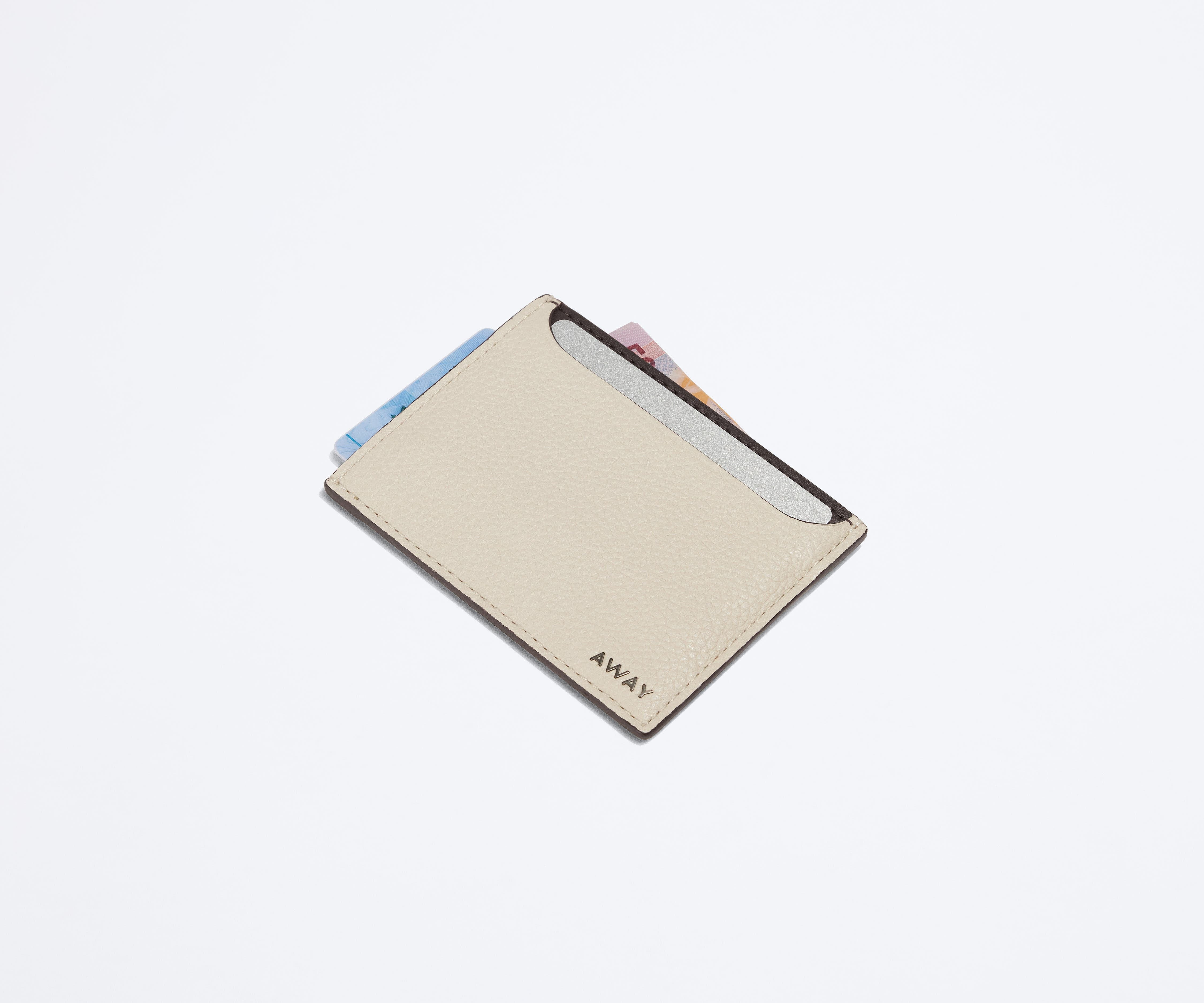 away-card-case-porte-cartes-cuir-blanc-cr-me image 2
