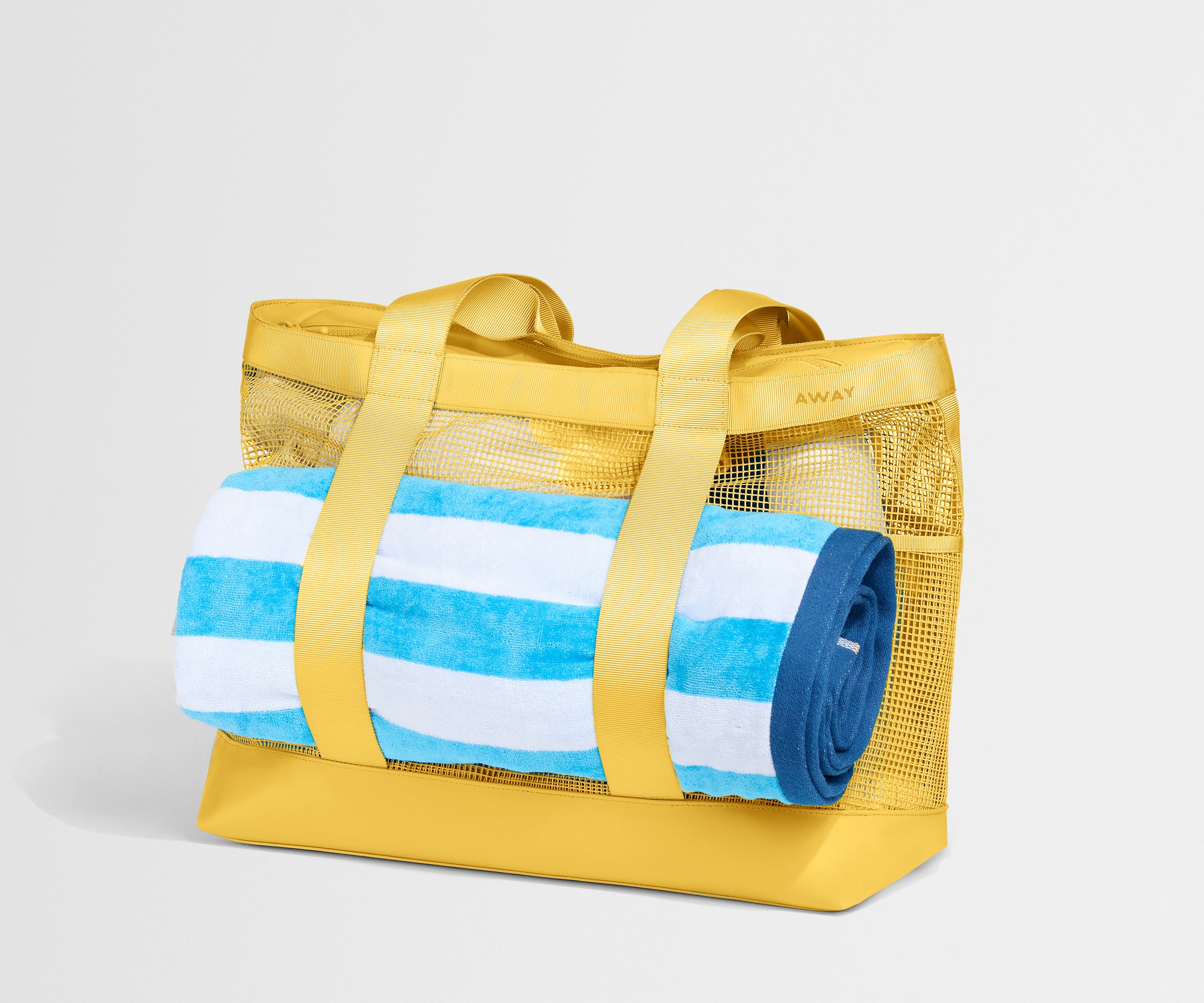 away-beach-tote-sac-de-plage-jaune-golden-hour image 5