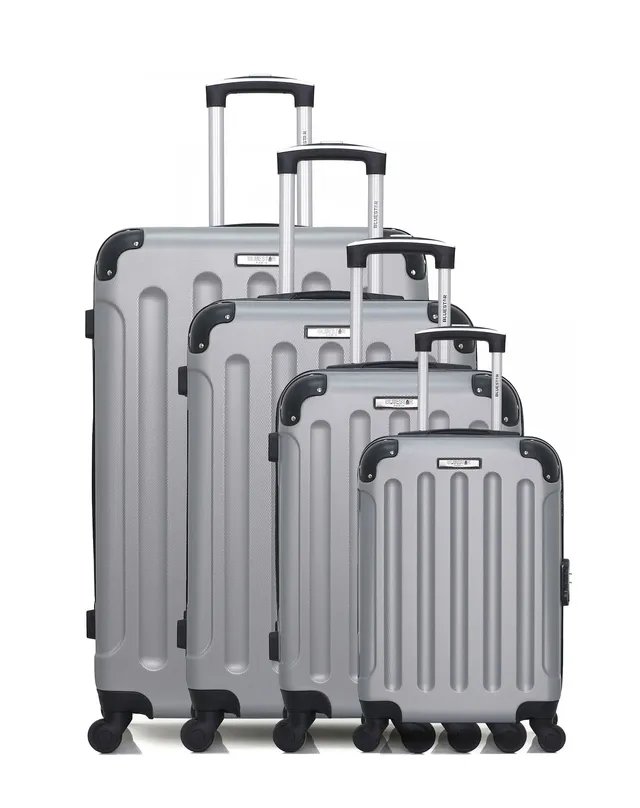 bluestar-madrid-m-lot-4-valises-rigides-noir-abs-27-95l image 1