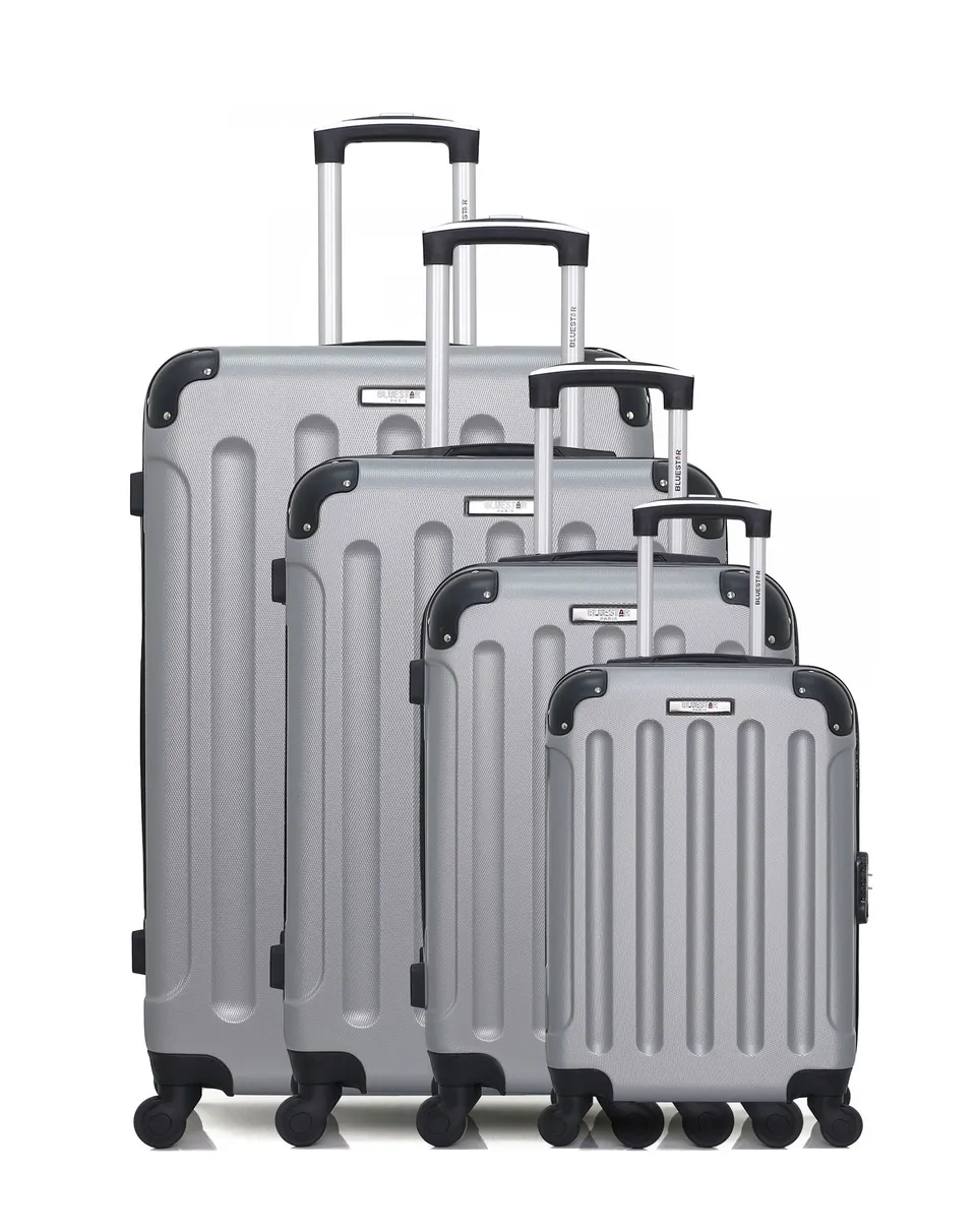 bluestar-madrid-m-lot-4-valises-rigides-noir-abs-27-95l image 1