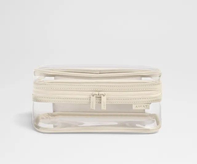 away-clear-toiletry-bag-trousse-toilette-salt-white image 1