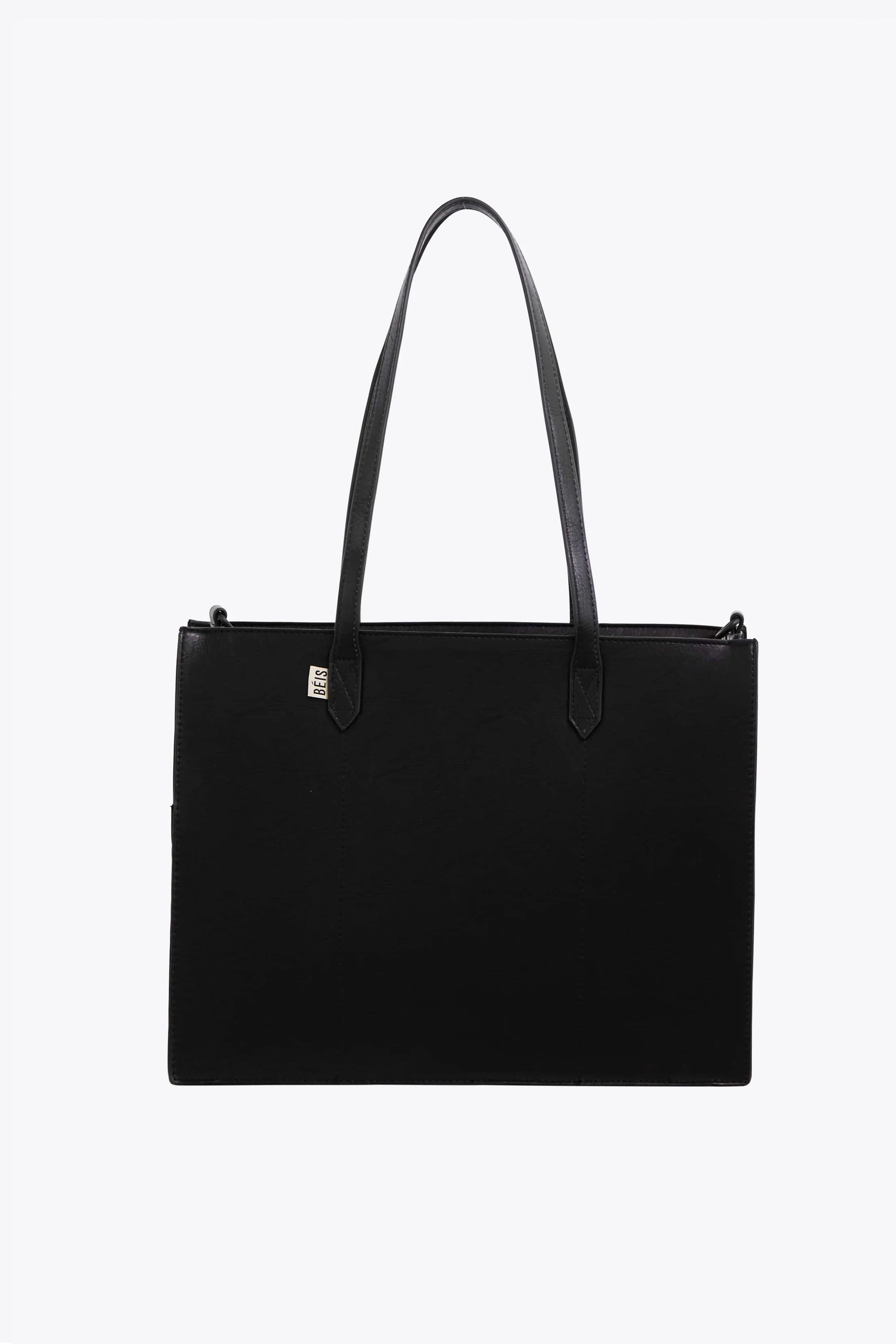 beis-work-tote-tote-bag-travail-noir-personnalisable image 2
