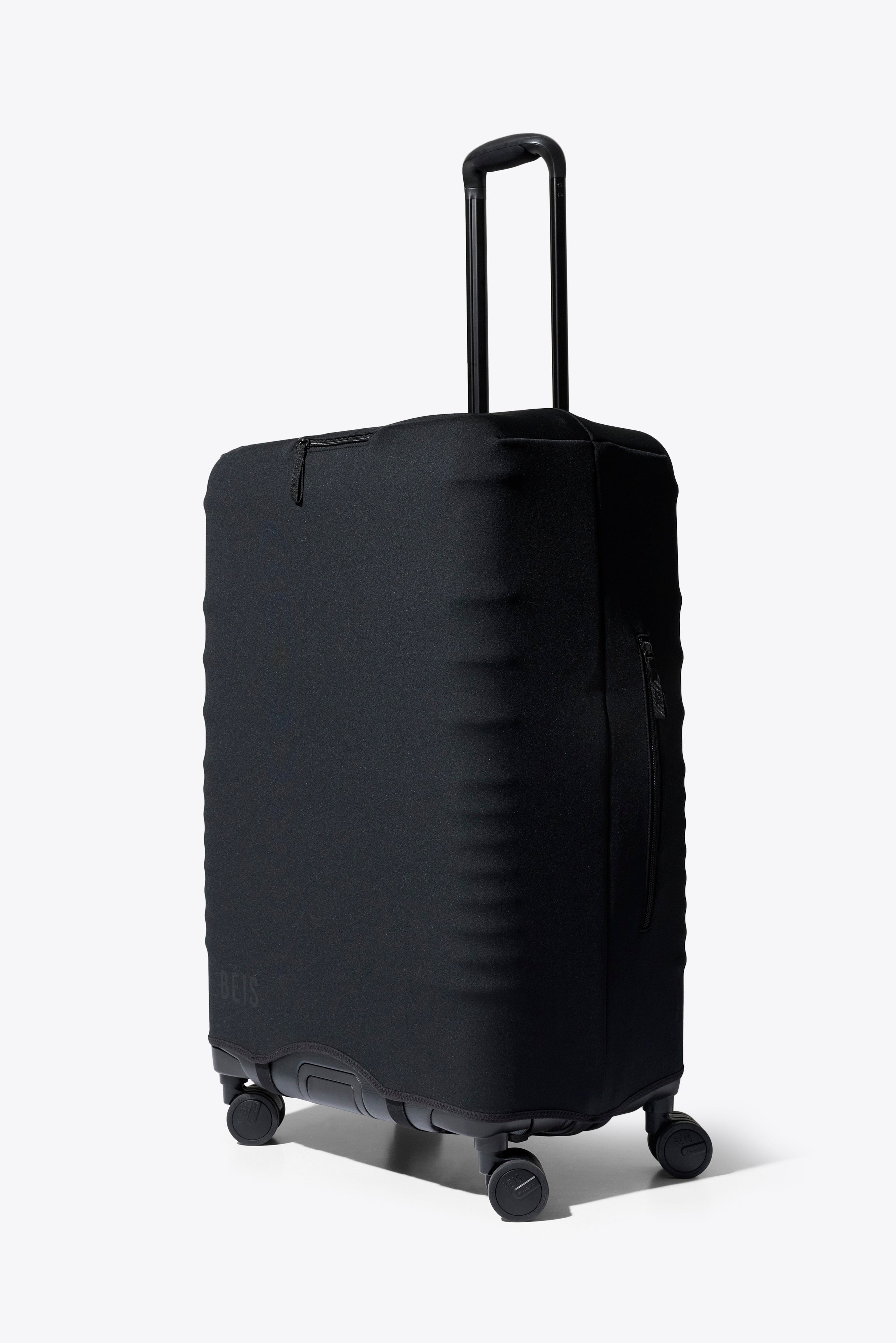 beis-accessories-housse-valise-hybrid-check-in-noire image 2