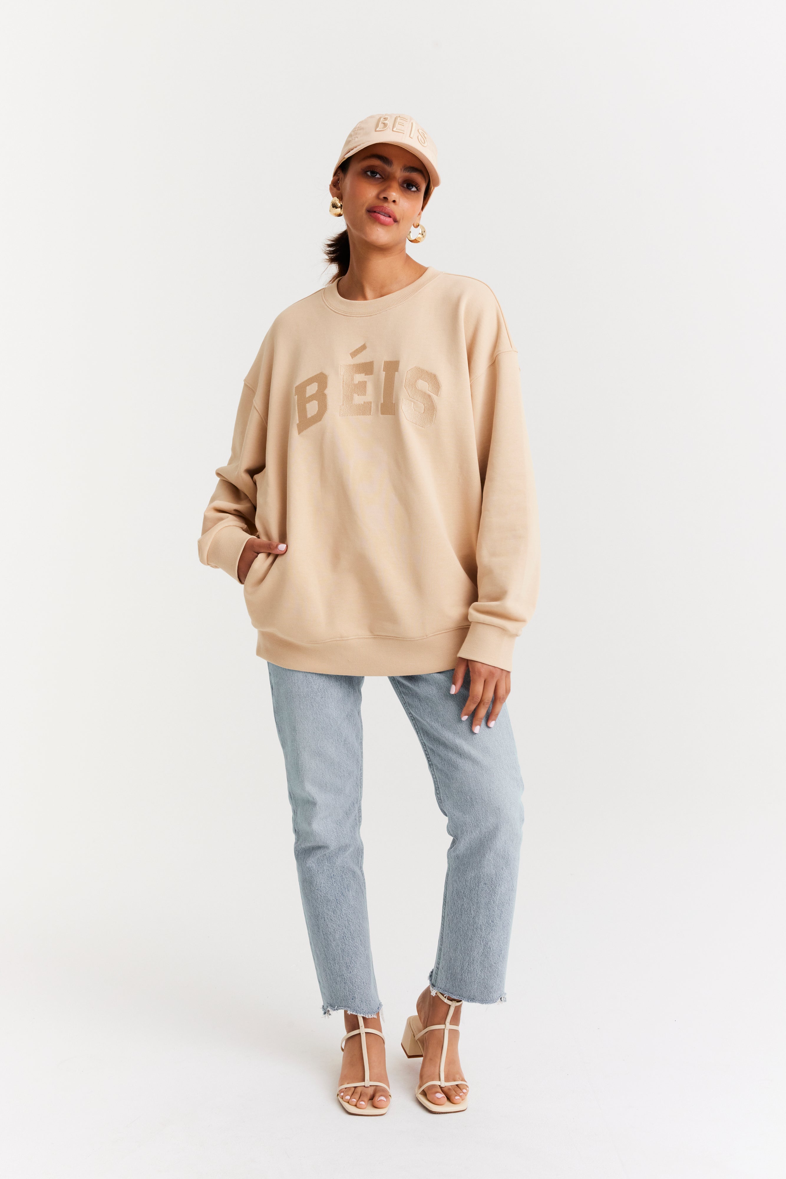 beis-the-sweatshirt-sweat-beige-taille-m-poches-zipp-es image 8