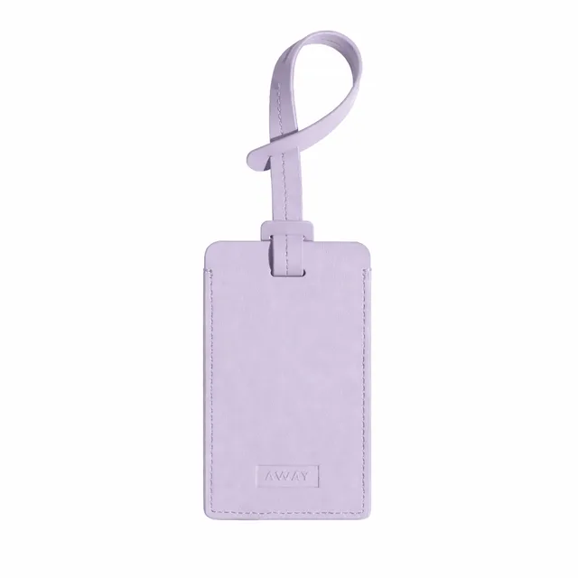 away-luggage-tag-tiquette-bagage-lavender-haze-purple image 1