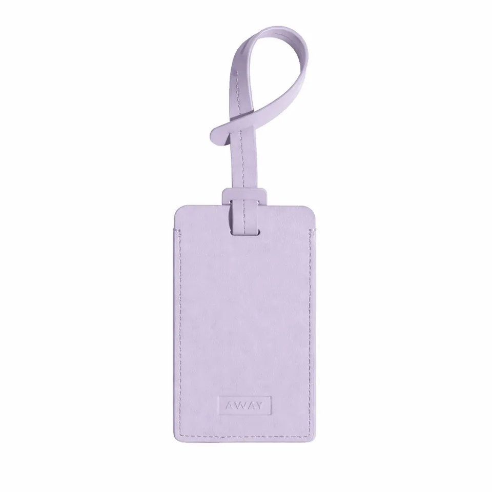 away-luggage-tag-tiquette-bagage-lavender-haze-purple image 1