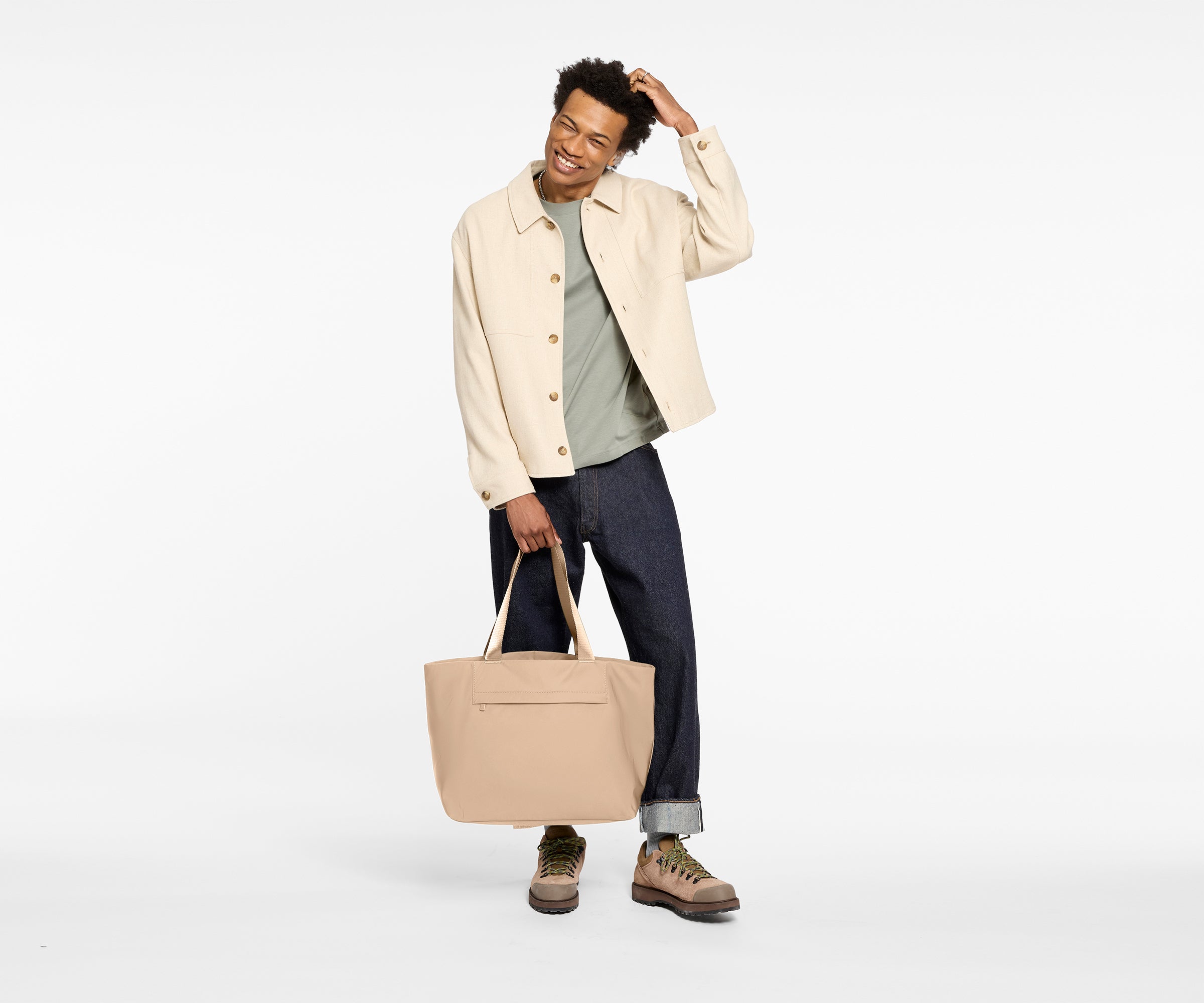 away-featherlight-tote-sac-tote-camel-brown-16 image 4