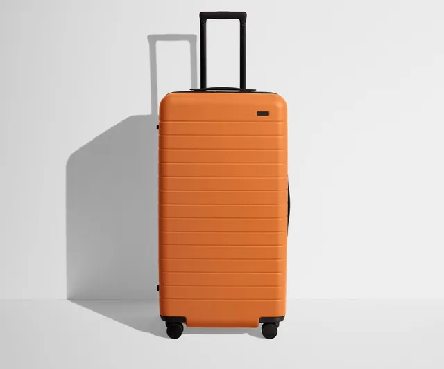 away-trunk-valise-soute-sorbet-orange-rigide image 1