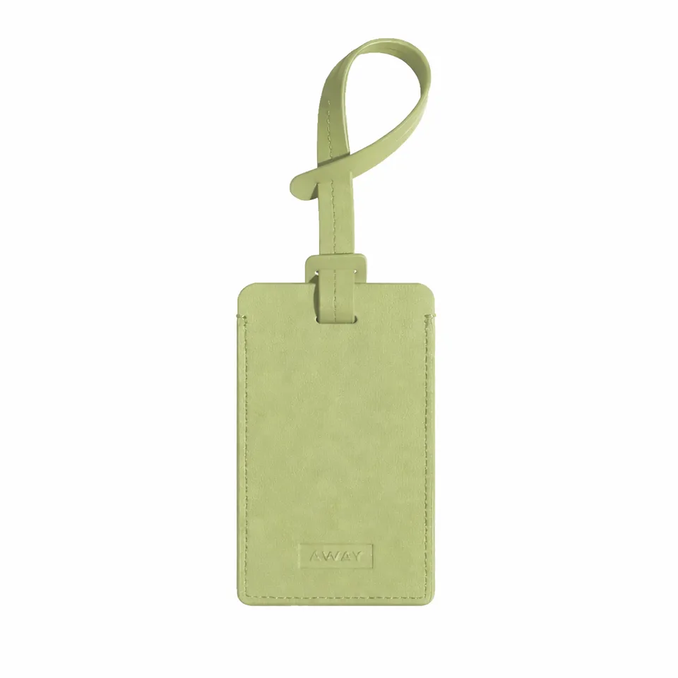 away-luggage-tag-tiquette-bagage-matcha-milk-green-vert image 1