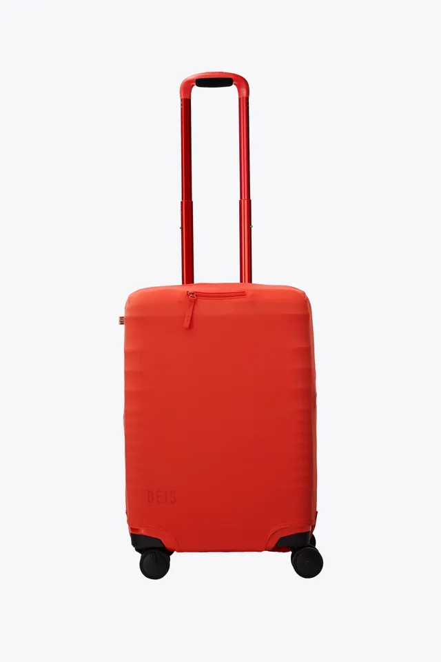 beis-accessories-housse-valise-cabine-carry-on-flame-rouge-orange image 1