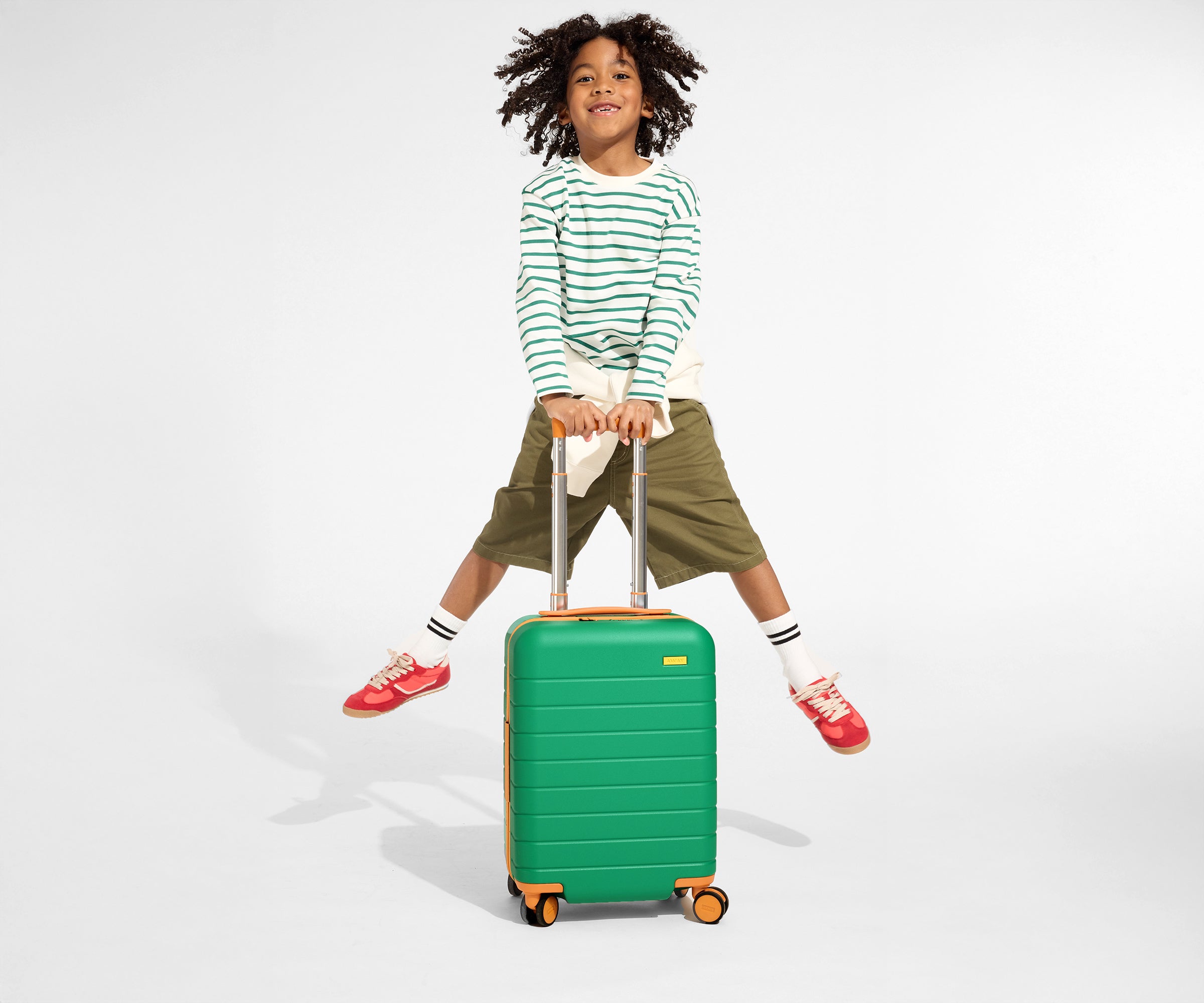 away-kids-carry-on-valise-enfant-cabine-vert-rigide-enfant image 3