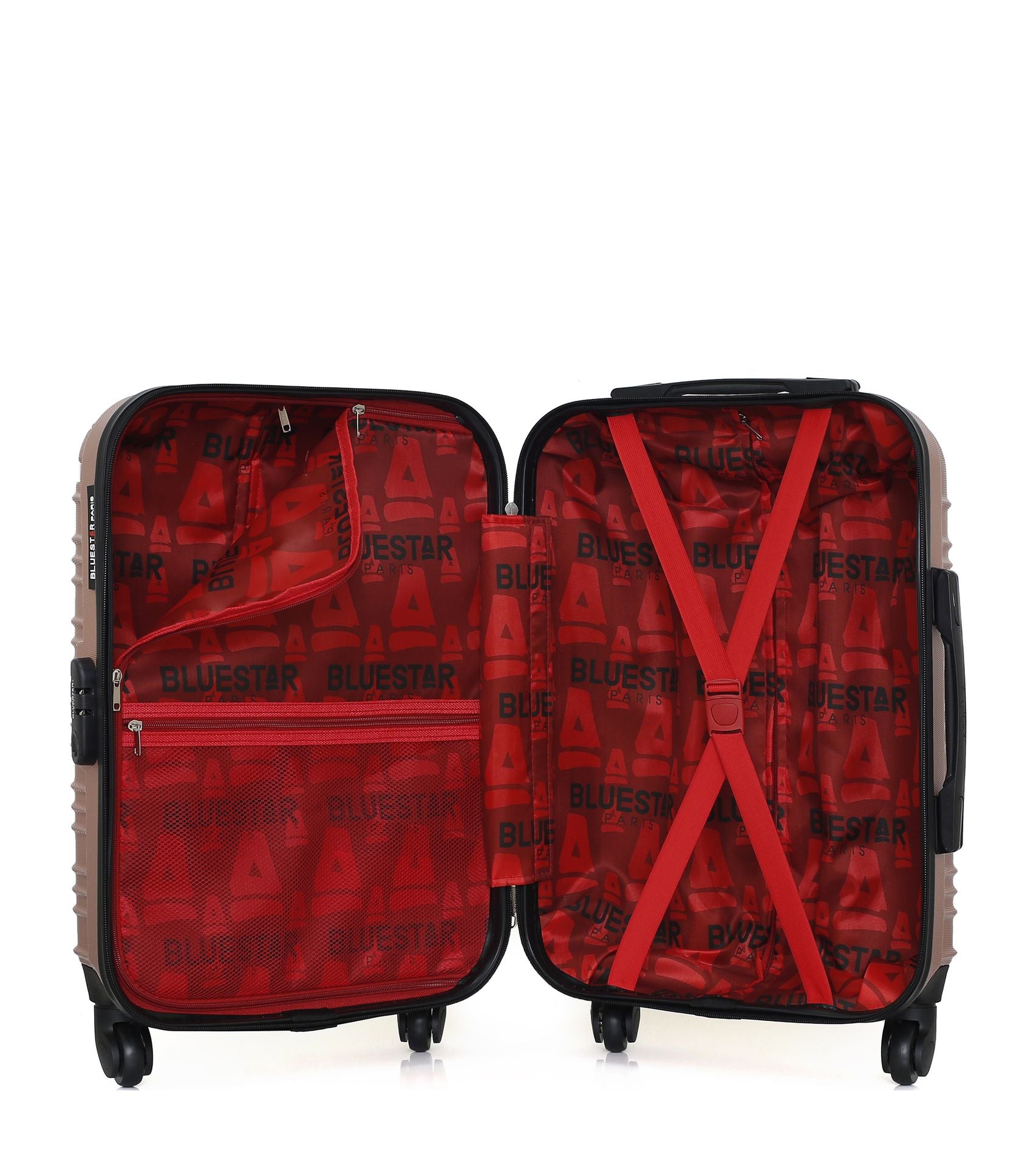 bluestar-lima-valise-cabine-55cm-rose-dor-37l image 7